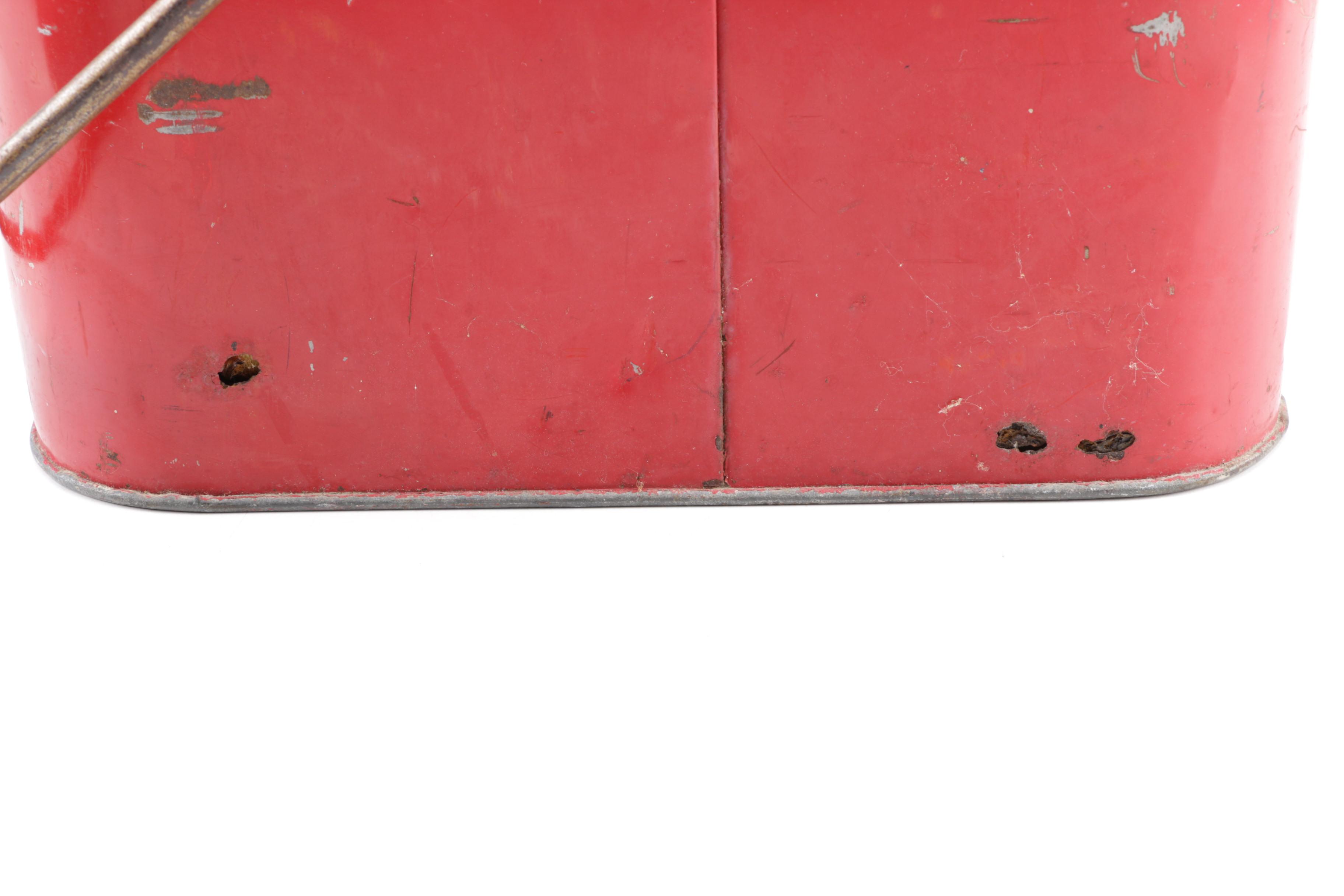 Vintage Red "Pleasure Chest" Cooler