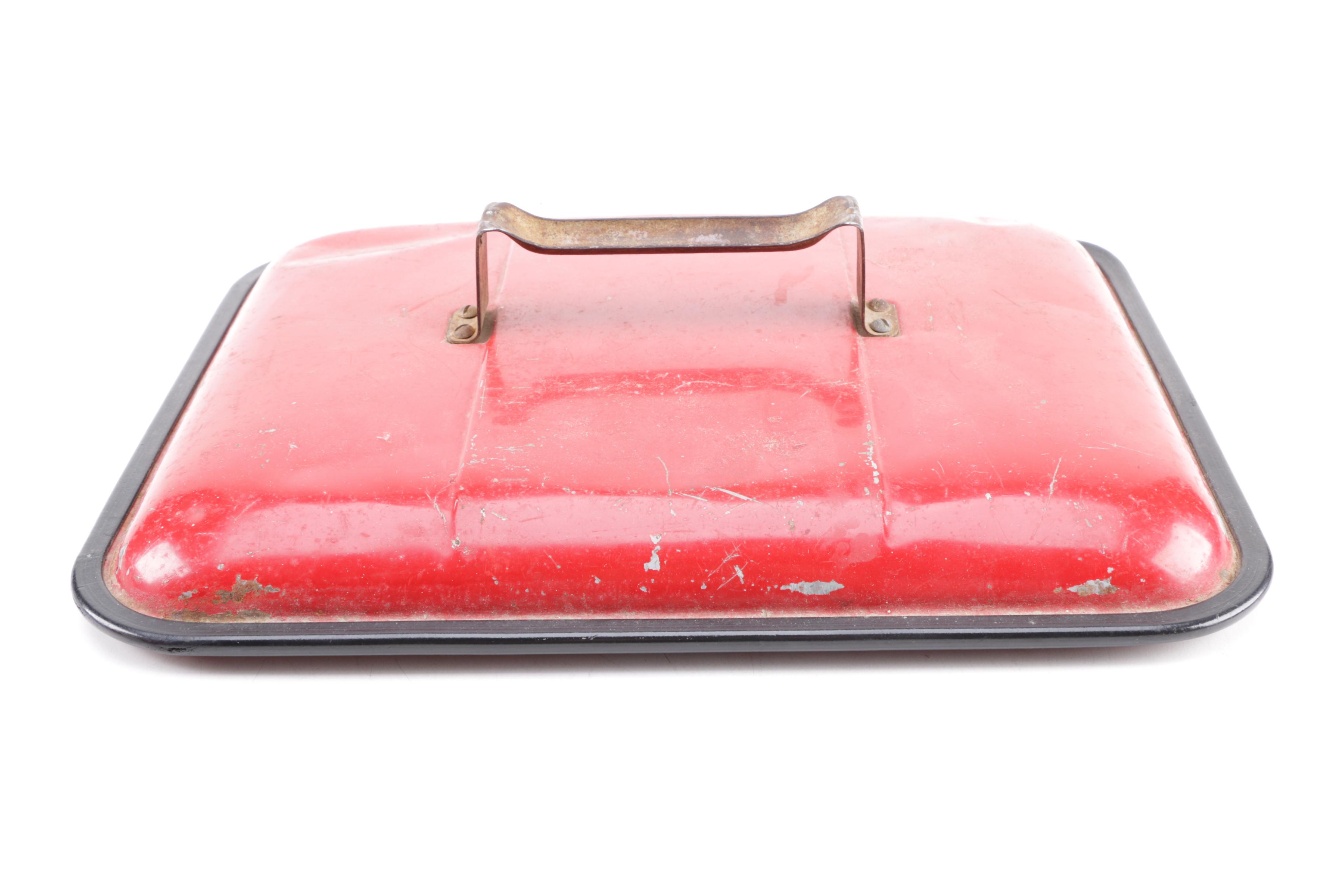 Vintage Red "Pleasure Chest" Cooler