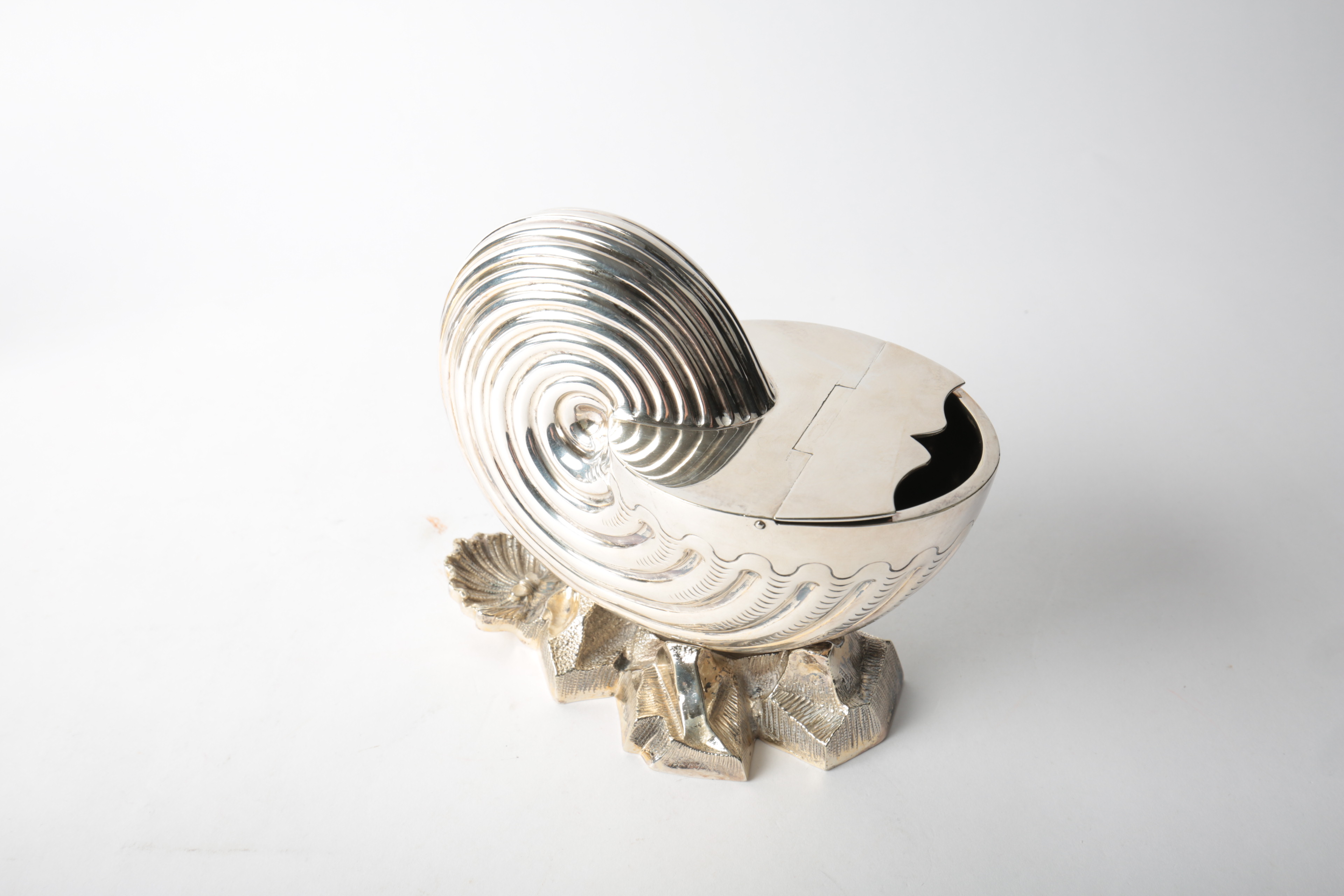 Sterling Silver Shell Condiment Dish
