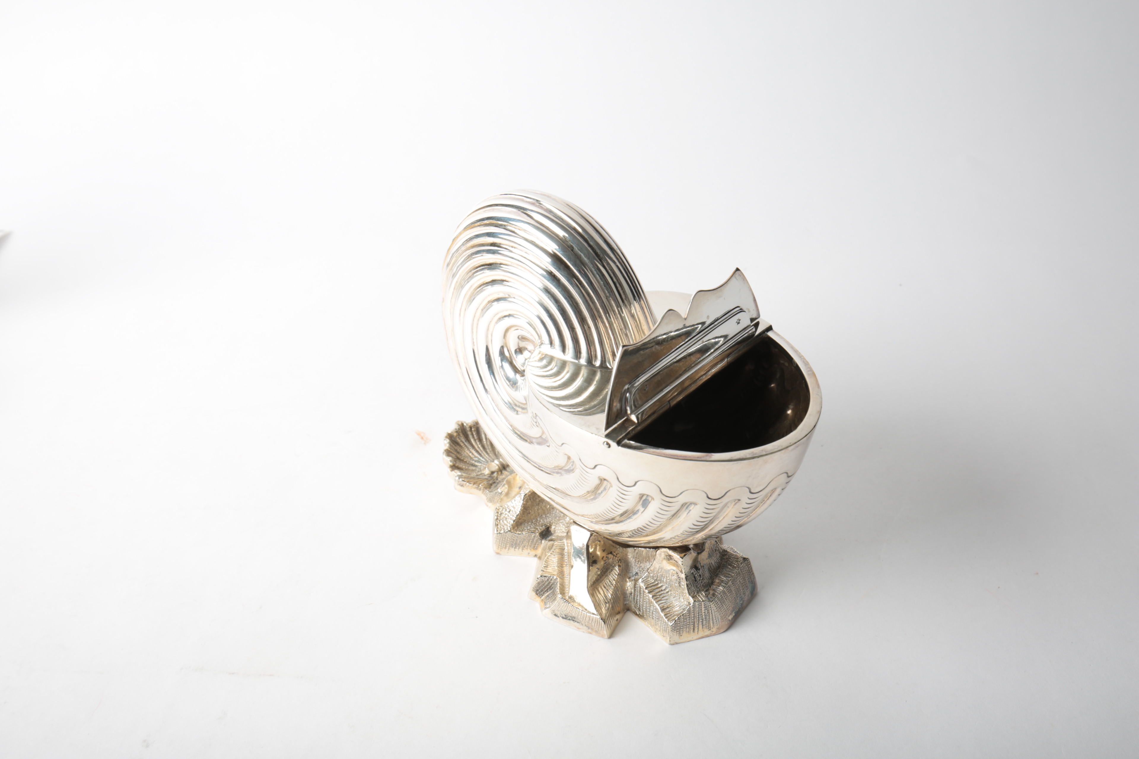 Sterling Silver Shell Condiment Dish