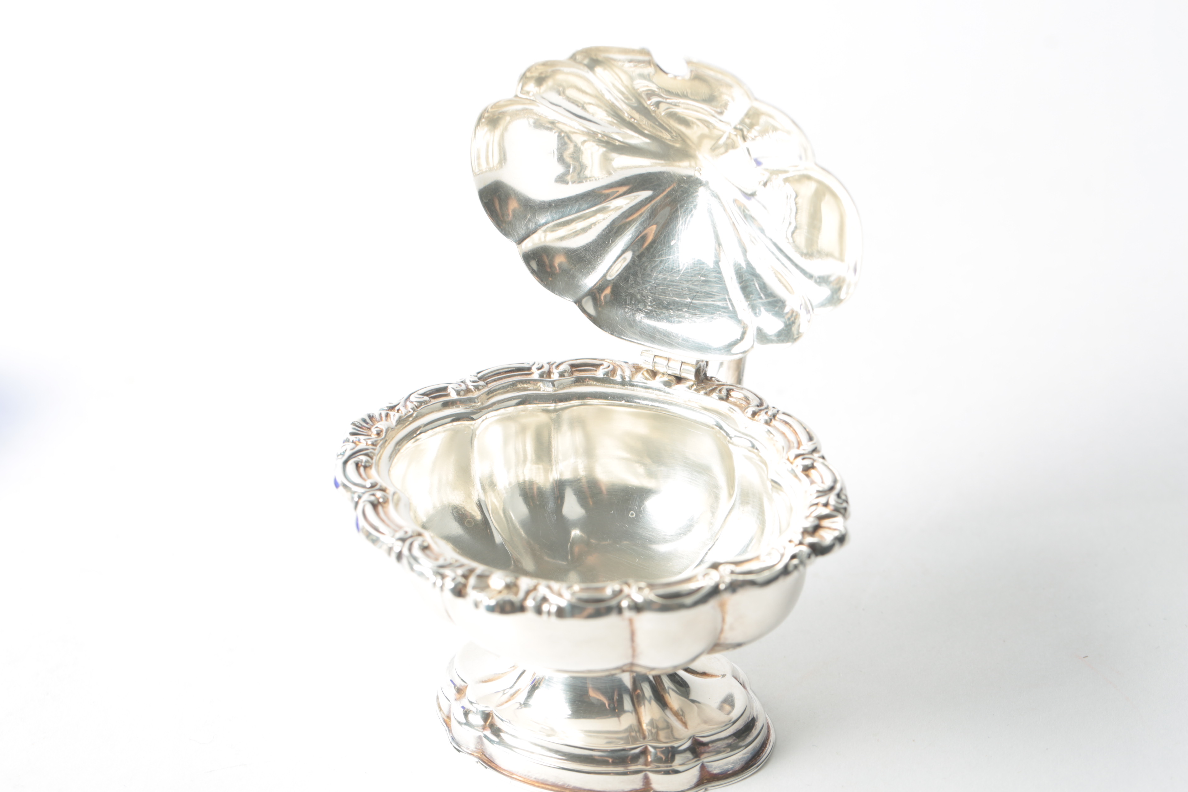 Israel Freeman & Son English Silver Plated Mustard Pot