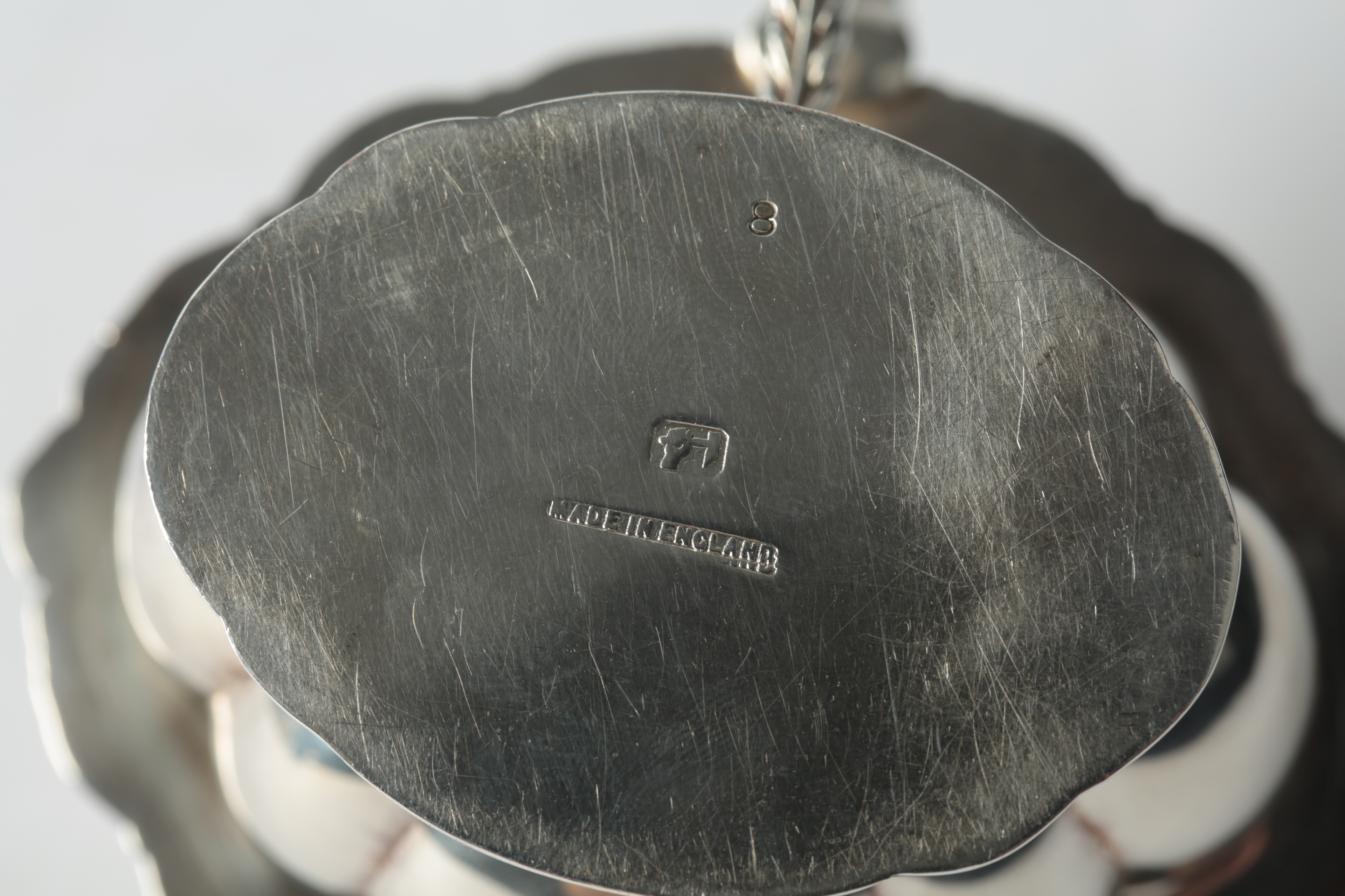 Israel Freeman & Son English Silver Plated Mustard Pot