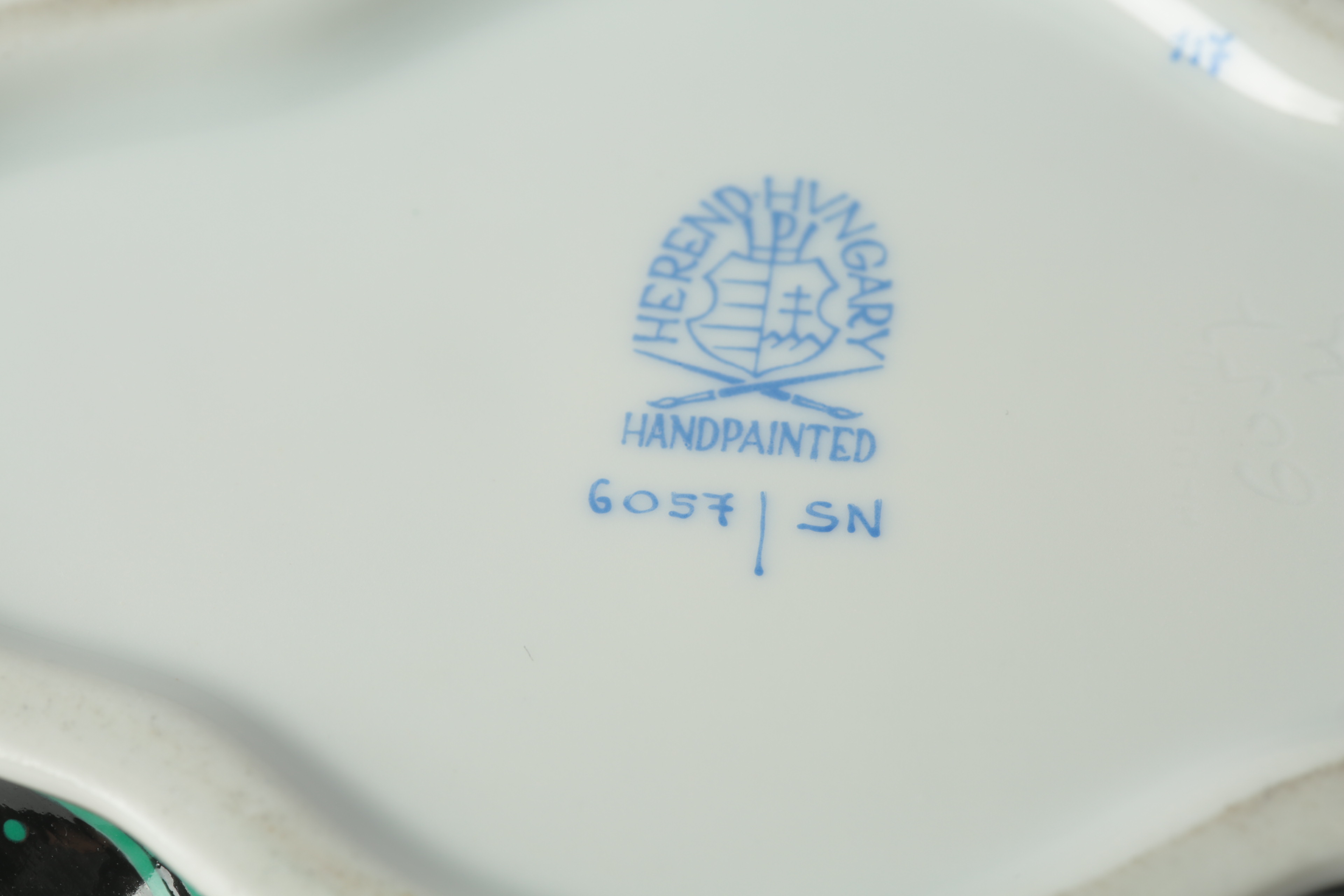 Herend "Black Dynasty" Porcelain Trinket Box