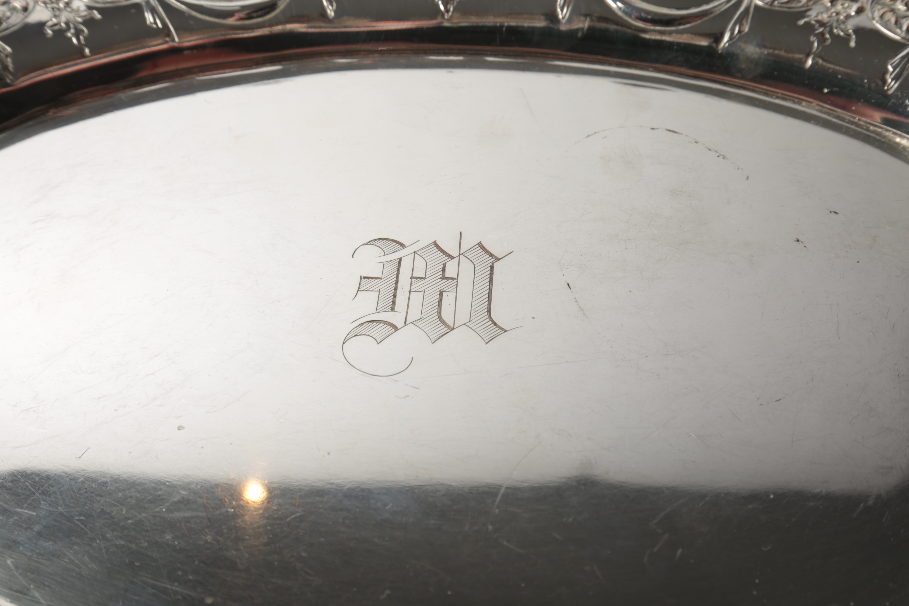 Barbour Silver Co. Foliate Embellished Silver Plate Creamer and Sugar Set