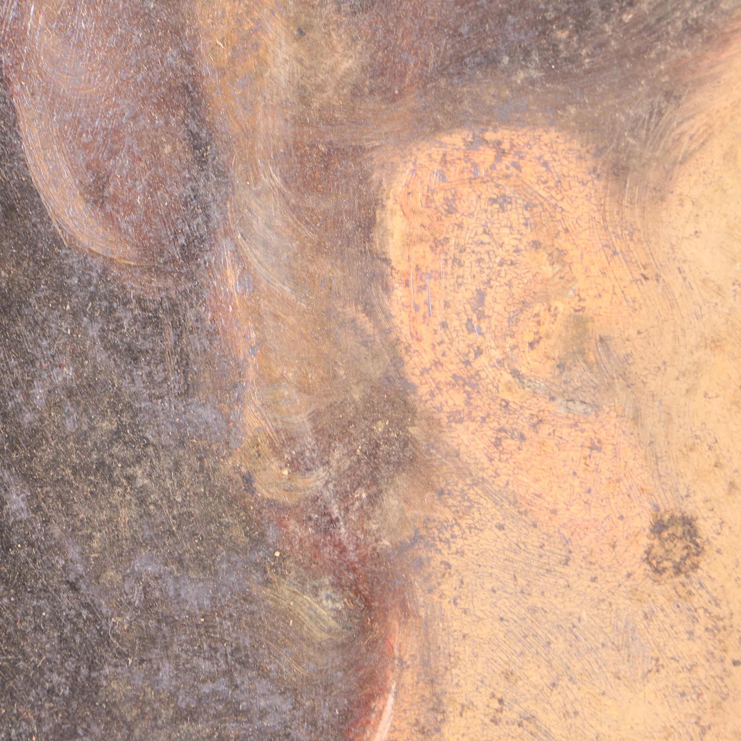 Attributed to Otto Strandman Oil Painting of a Woman