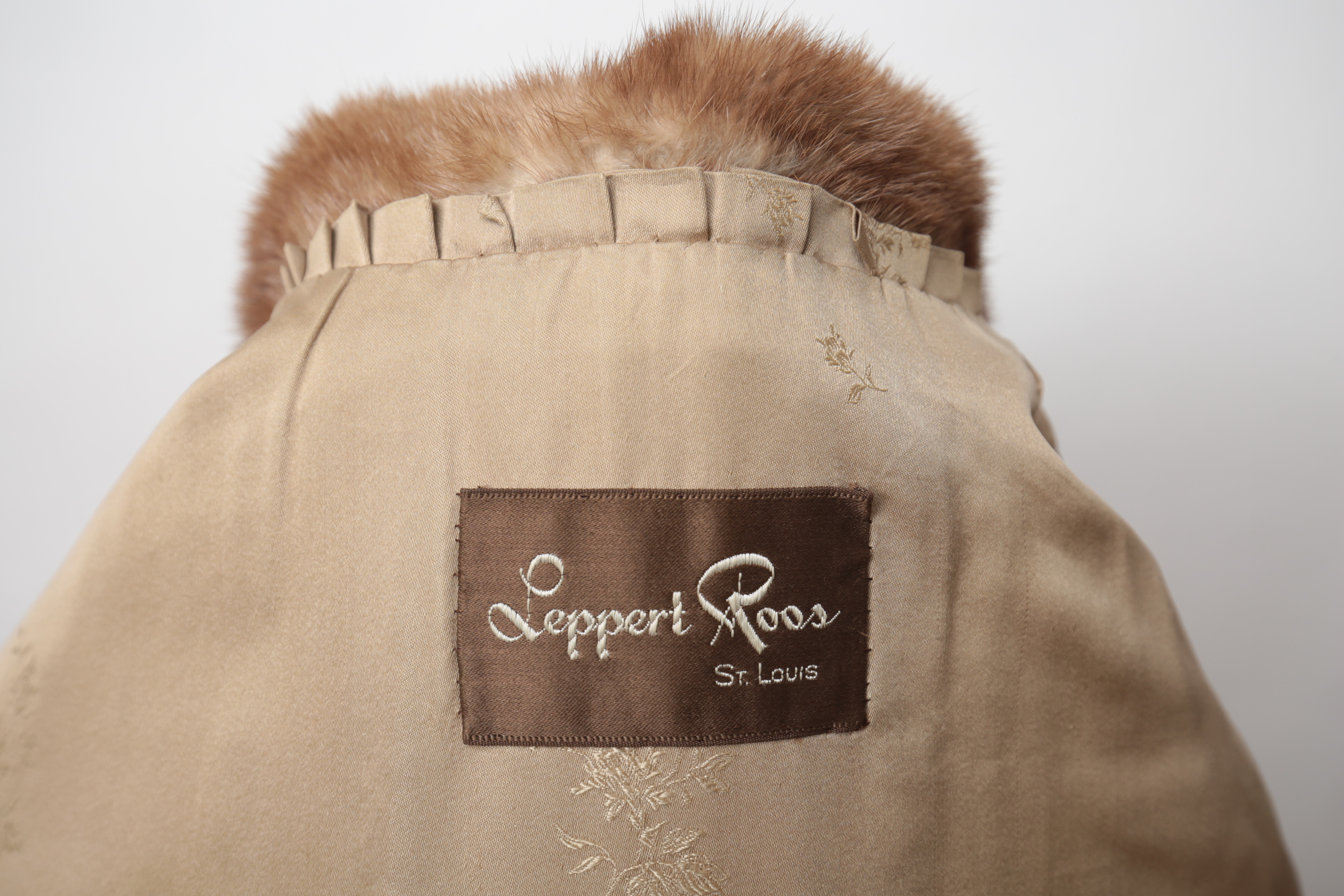 Vintage Leppert Roos Mink Fur Coat