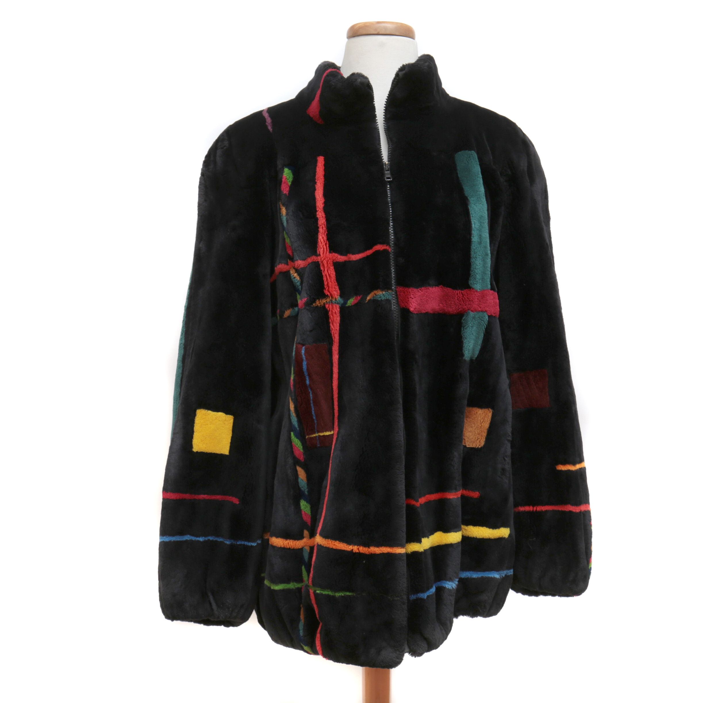 Vintage Neiman Marcus Dyed and Sheared Beaver Coat by Zuki
