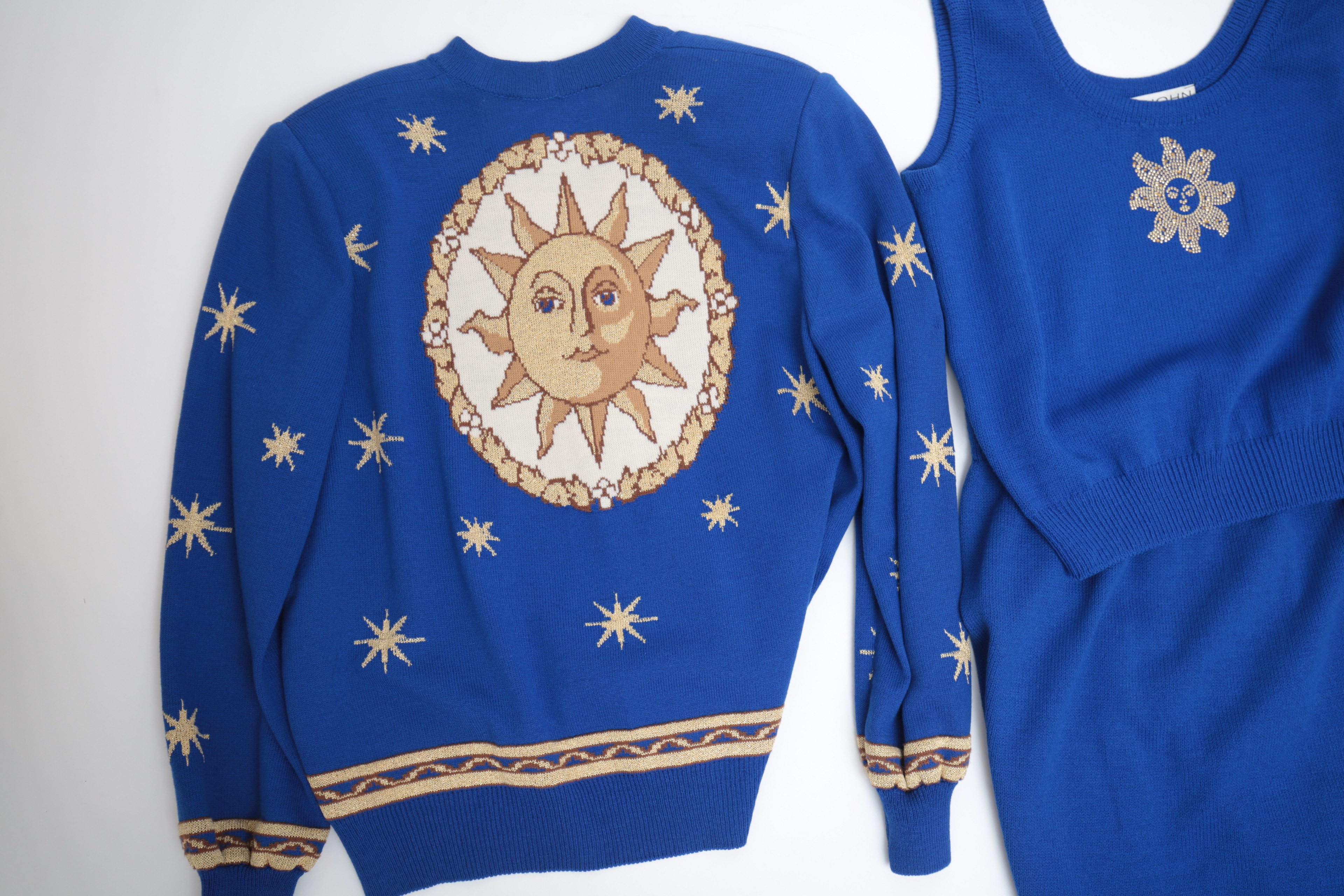 St. John Sport Knitwear Set in Celestial Blue
