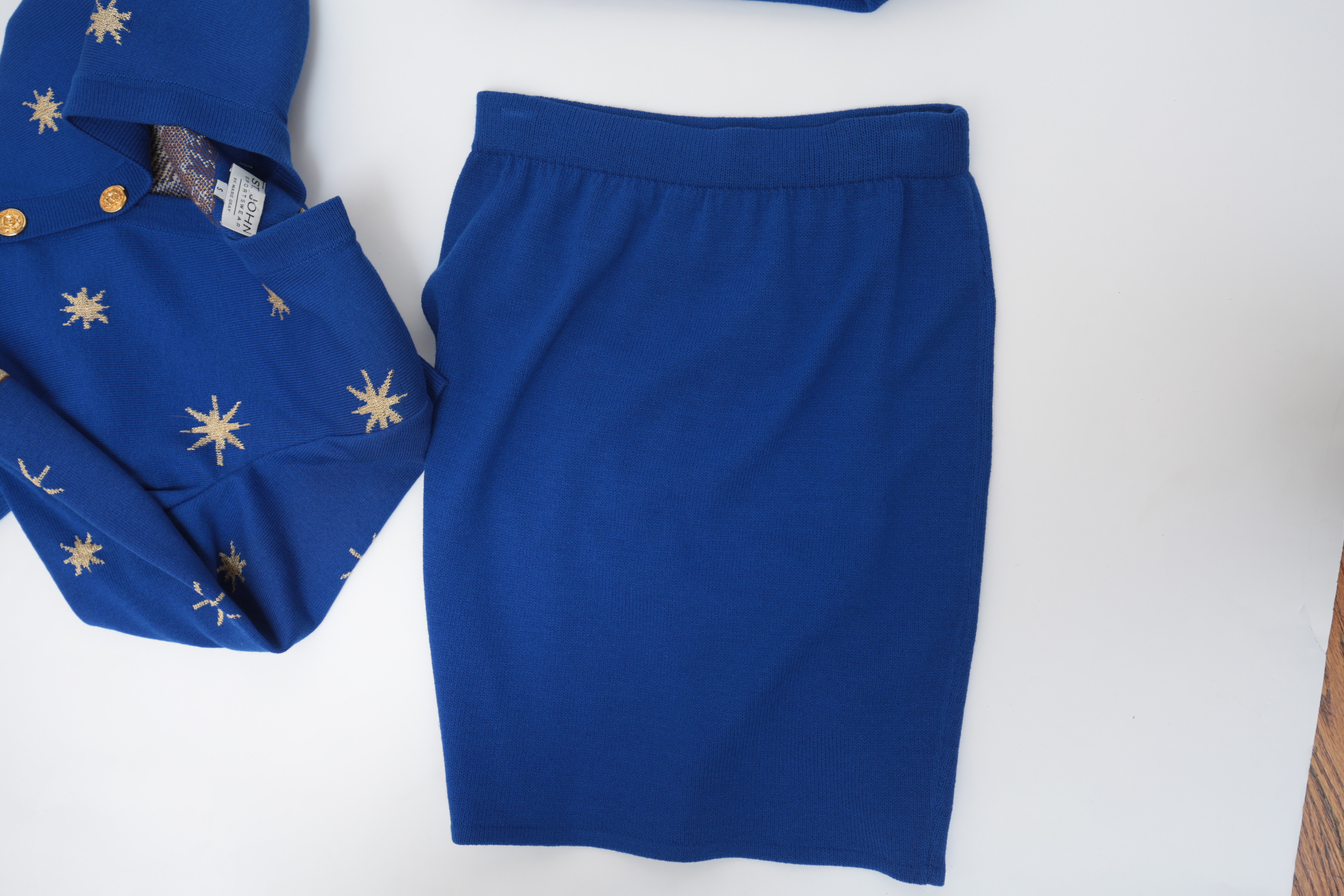 St. John Sport Knitwear Set in Celestial Blue