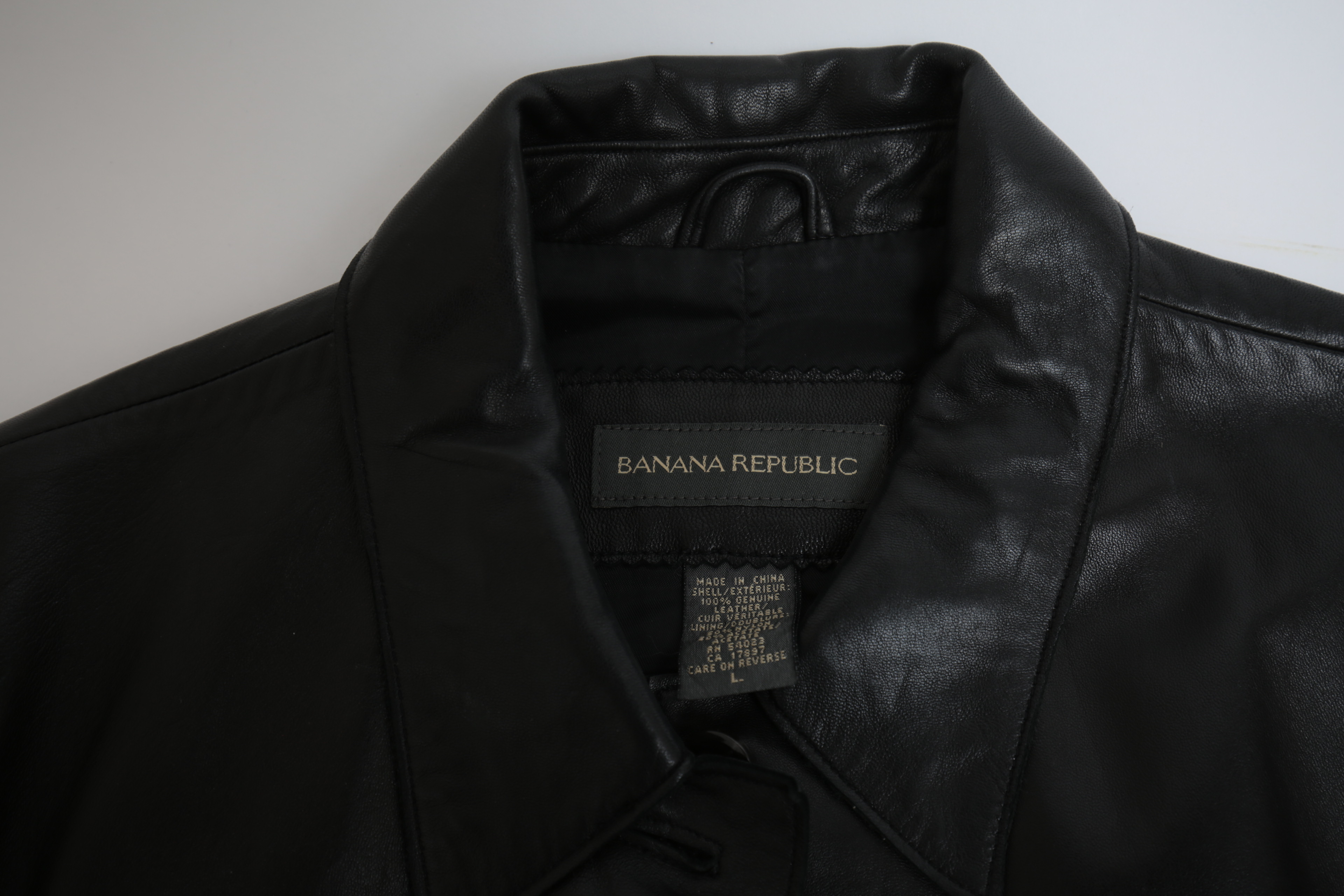 J.Crew Coat and Banana Republic Black Leather Jacket