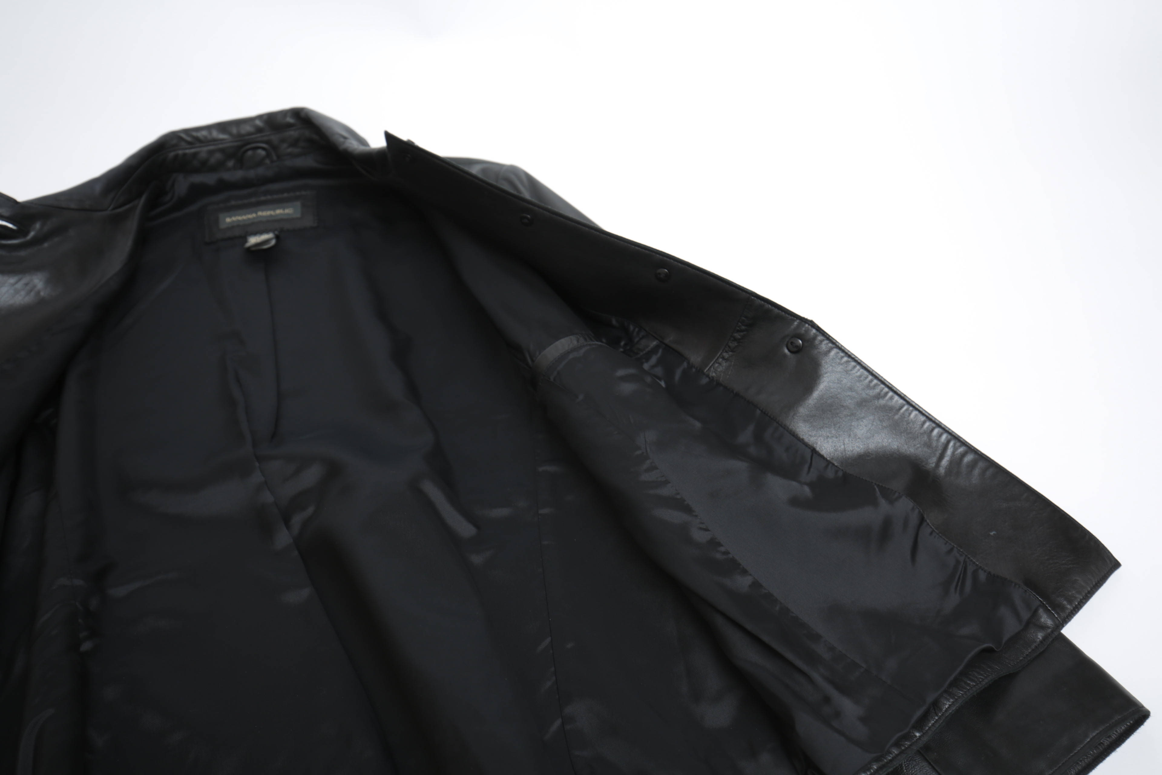 J.Crew Coat and Banana Republic Black Leather Jacket