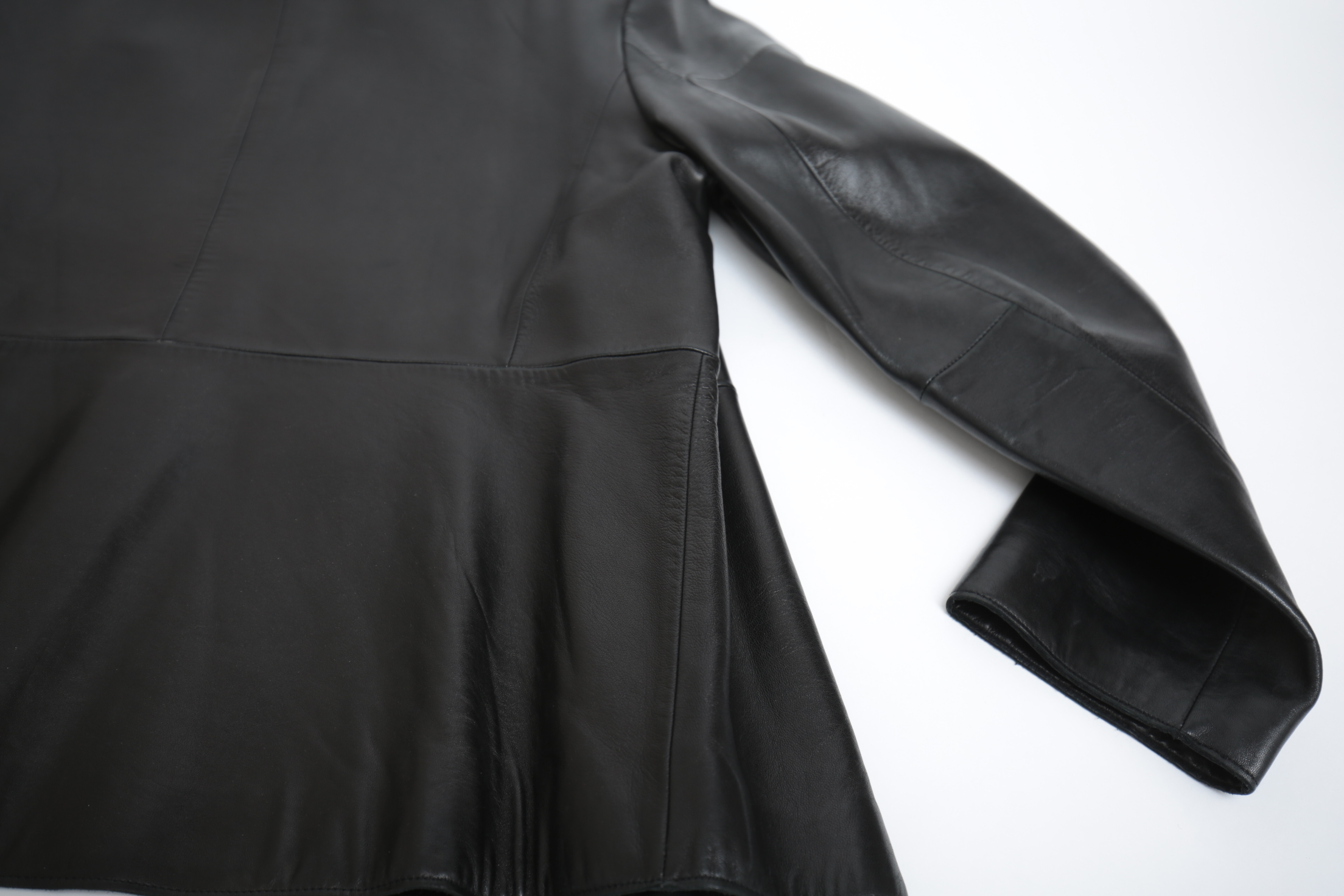 J.Crew Coat and Banana Republic Black Leather Jacket