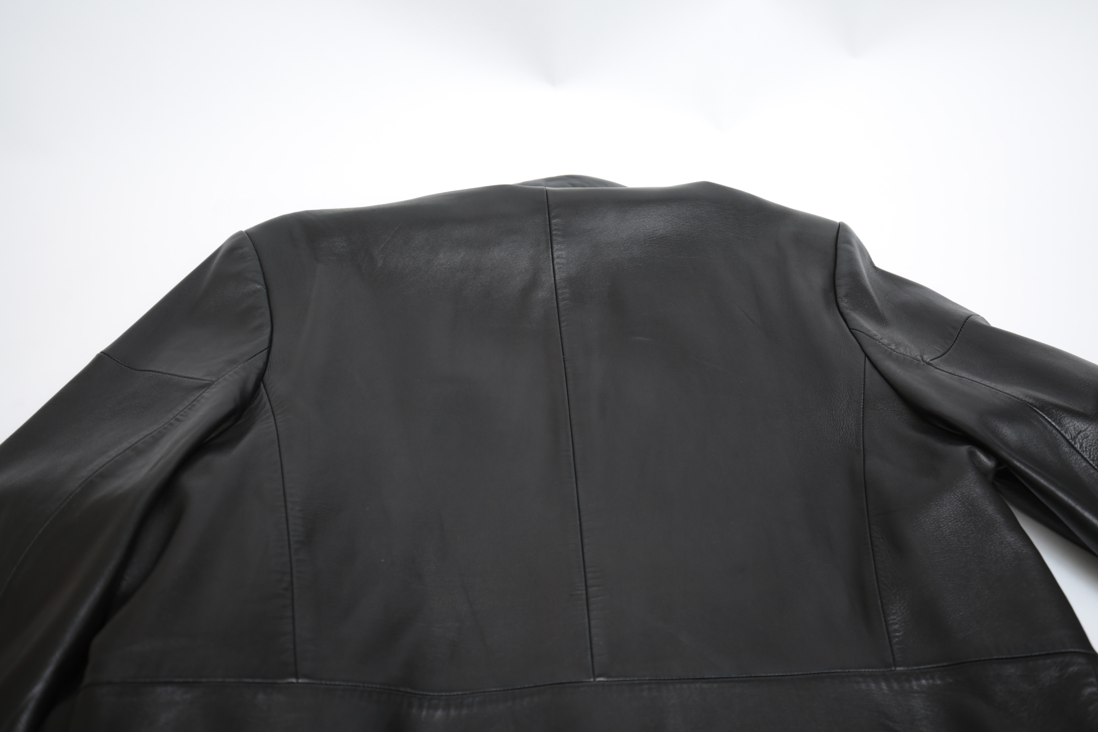 J.Crew Coat and Banana Republic Black Leather Jacket