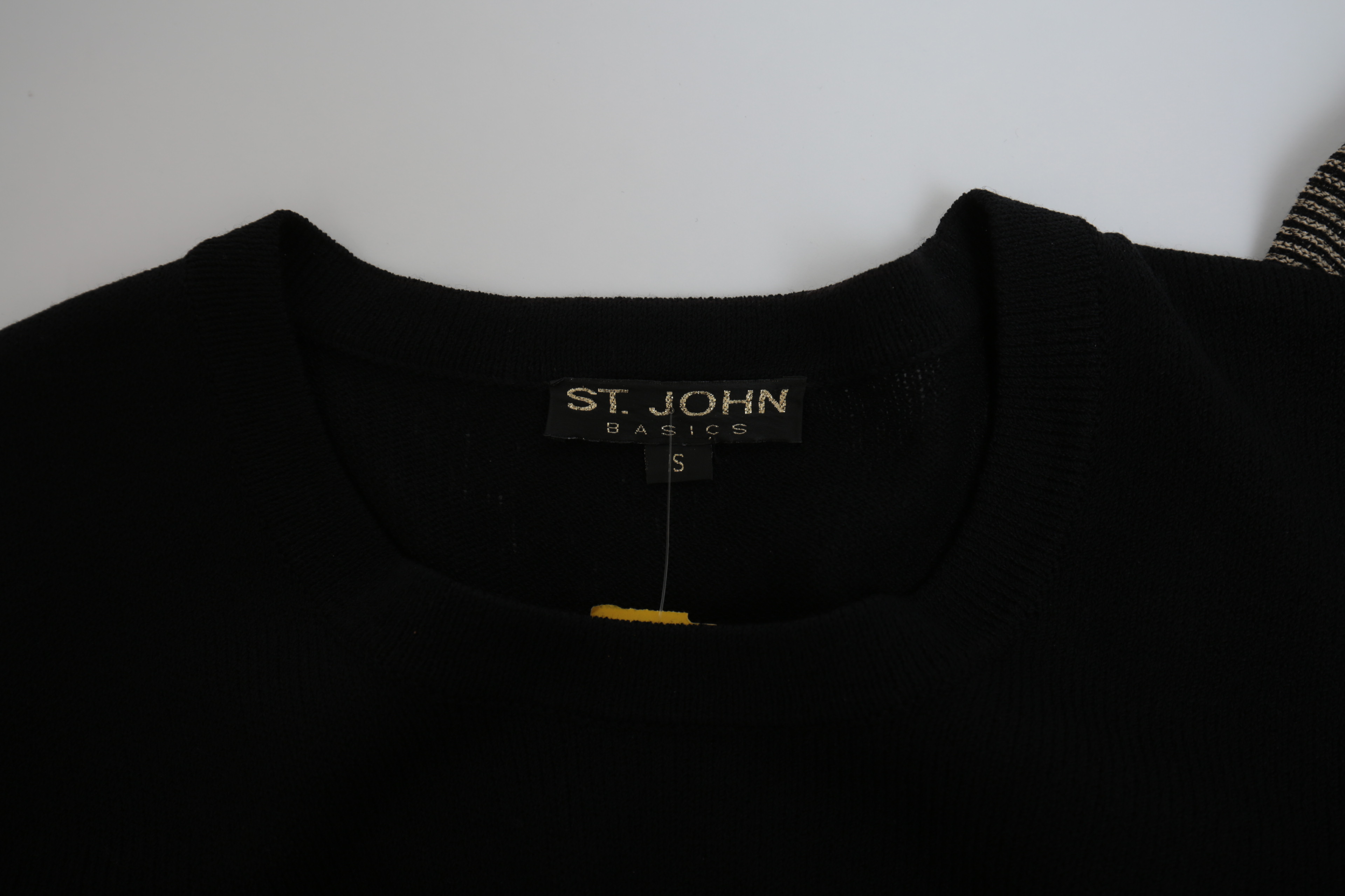 St. John Knit Top in Black and Knit Jacket