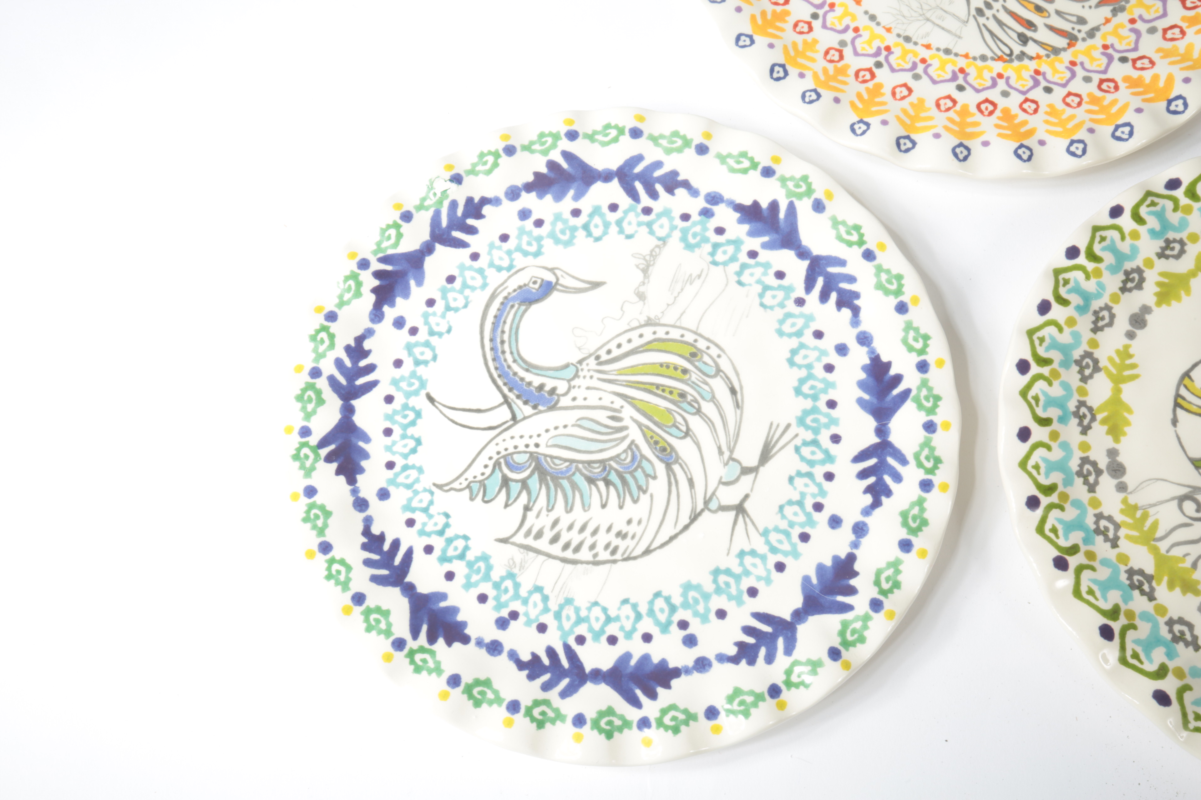 Tula Earthenware Dessert Plates