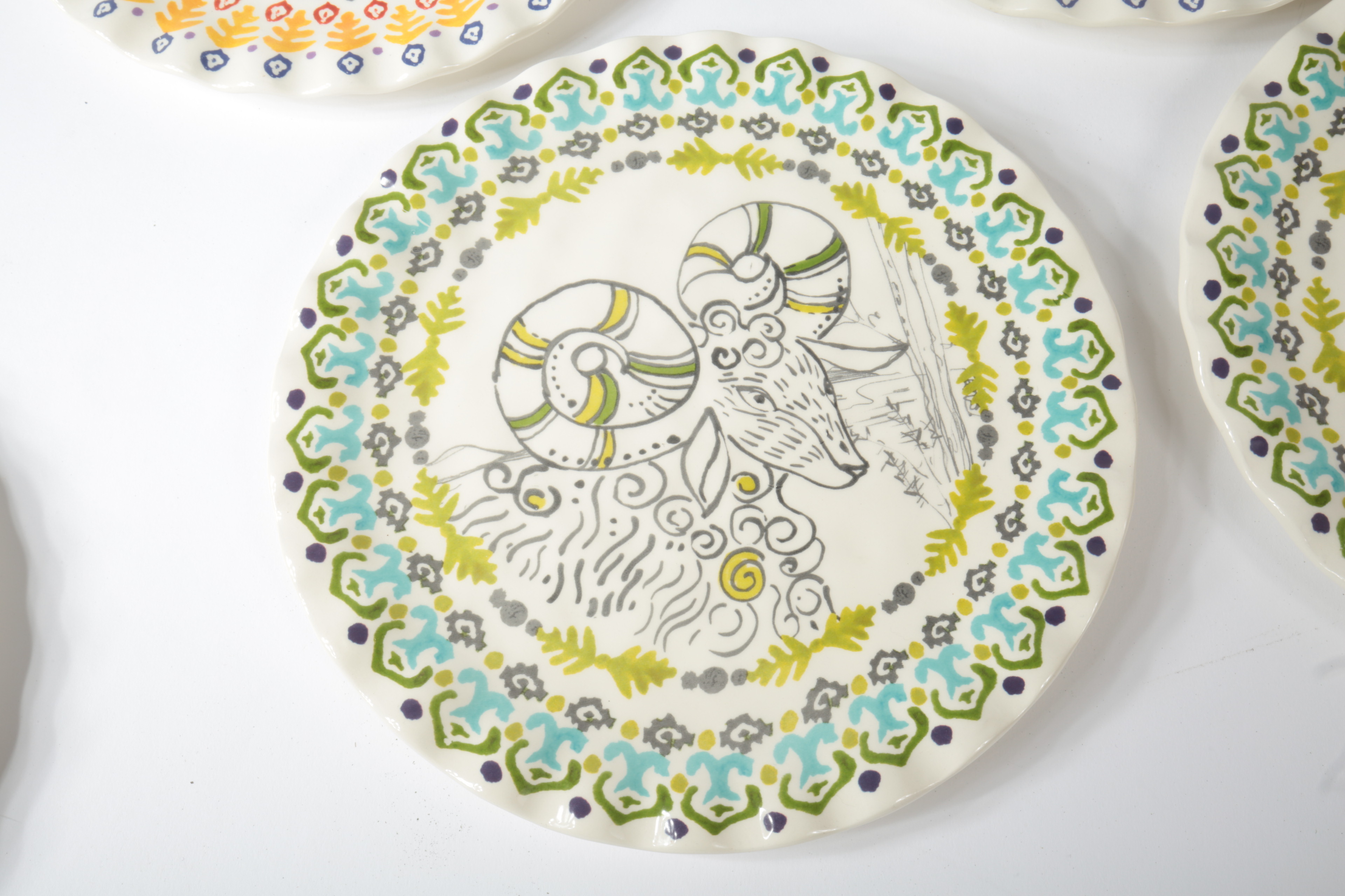 Tula Earthenware Dessert Plates