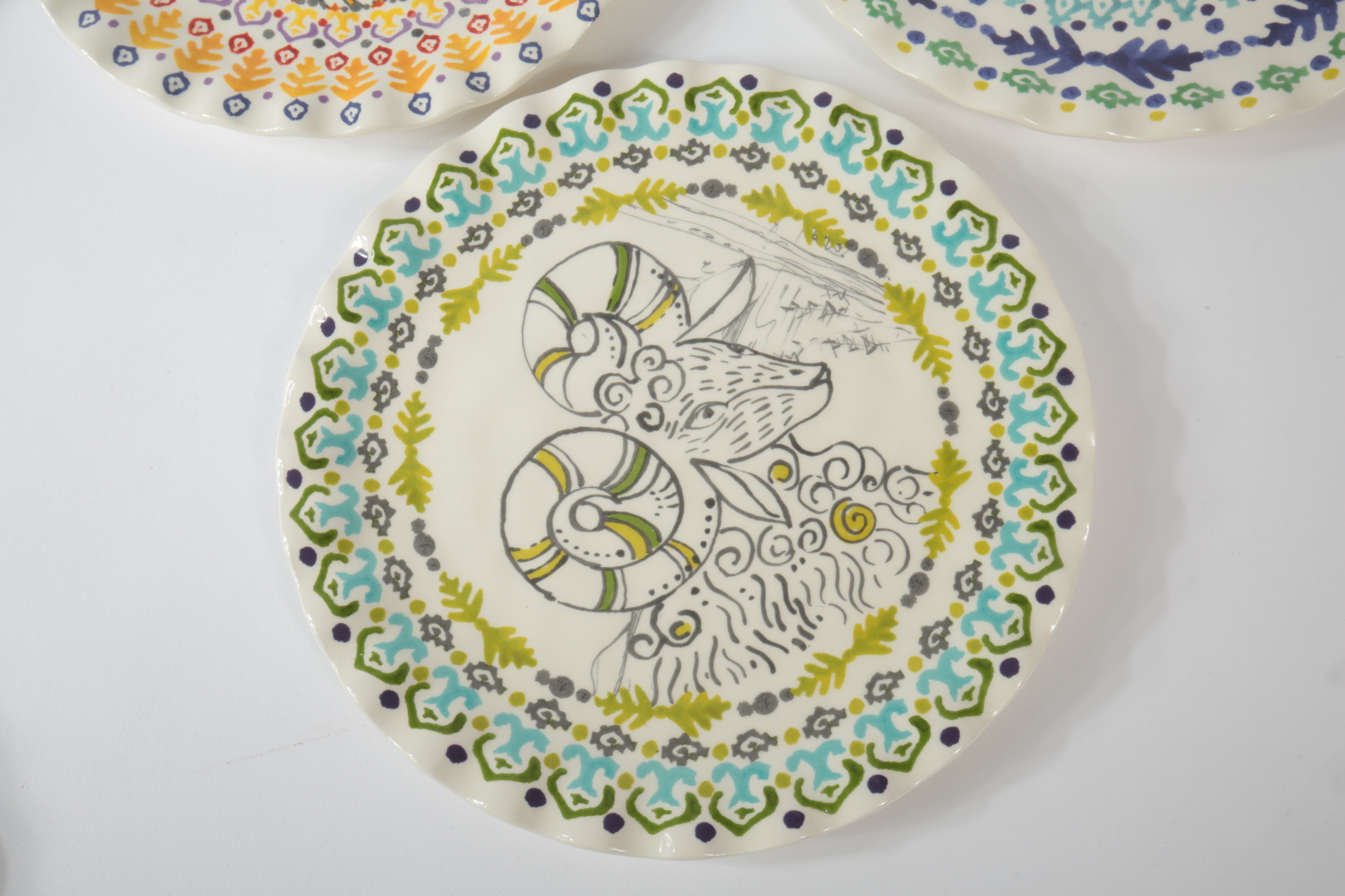 Tula Earthenware Dessert Plates