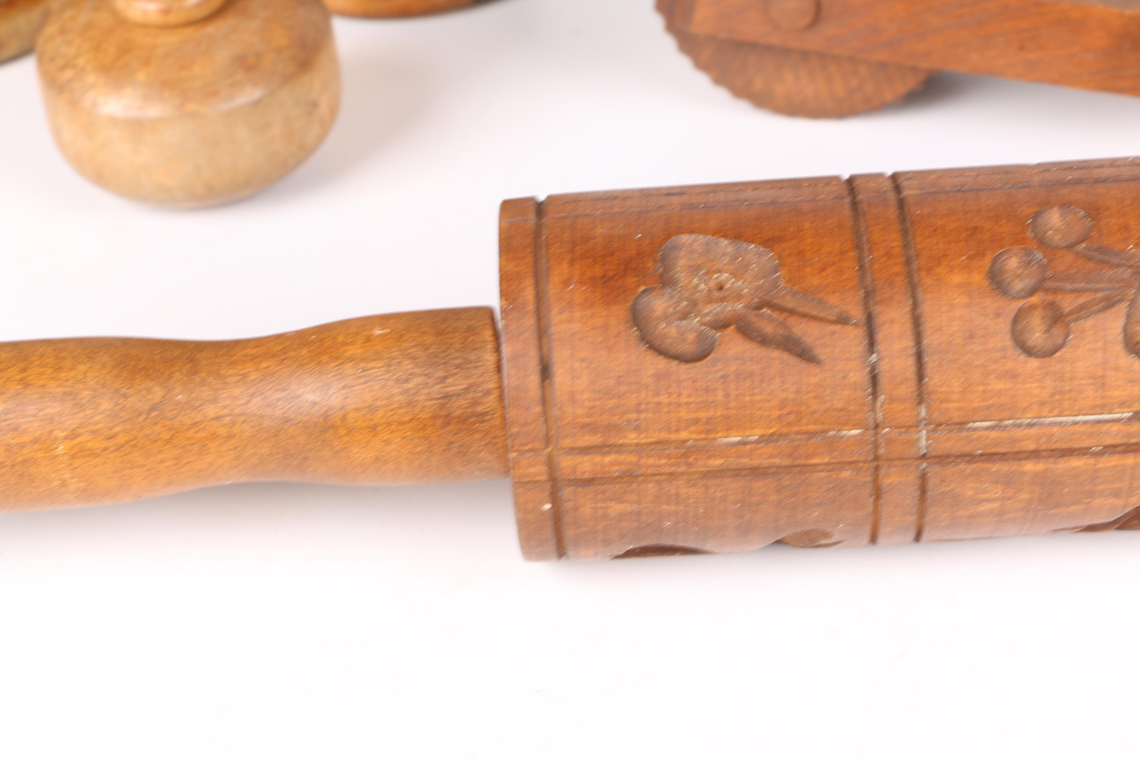 Antique and Vintage Wooden Kitchen Tools Including Mandoline Slicer