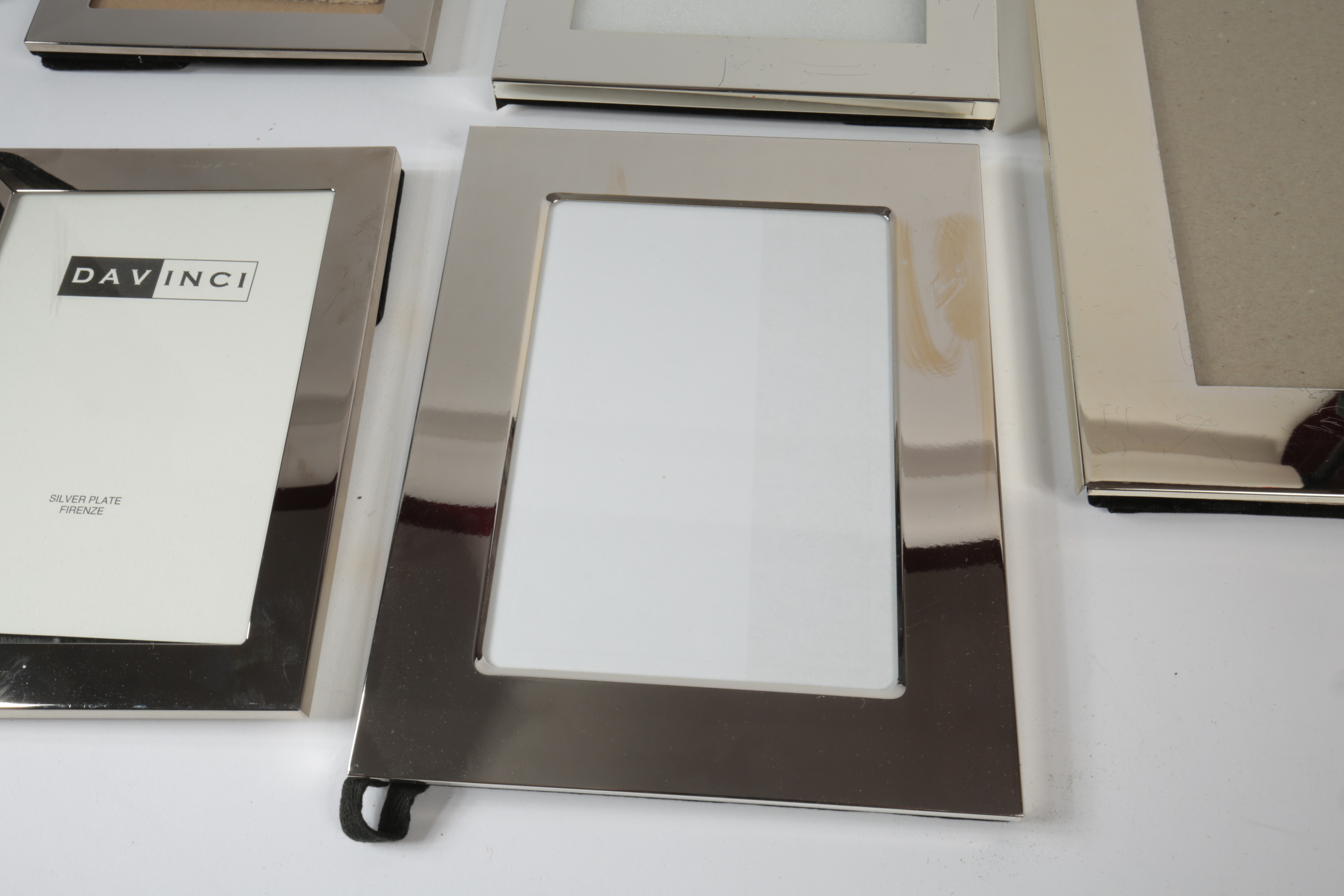Collection of Silver-Tone Picture Frames