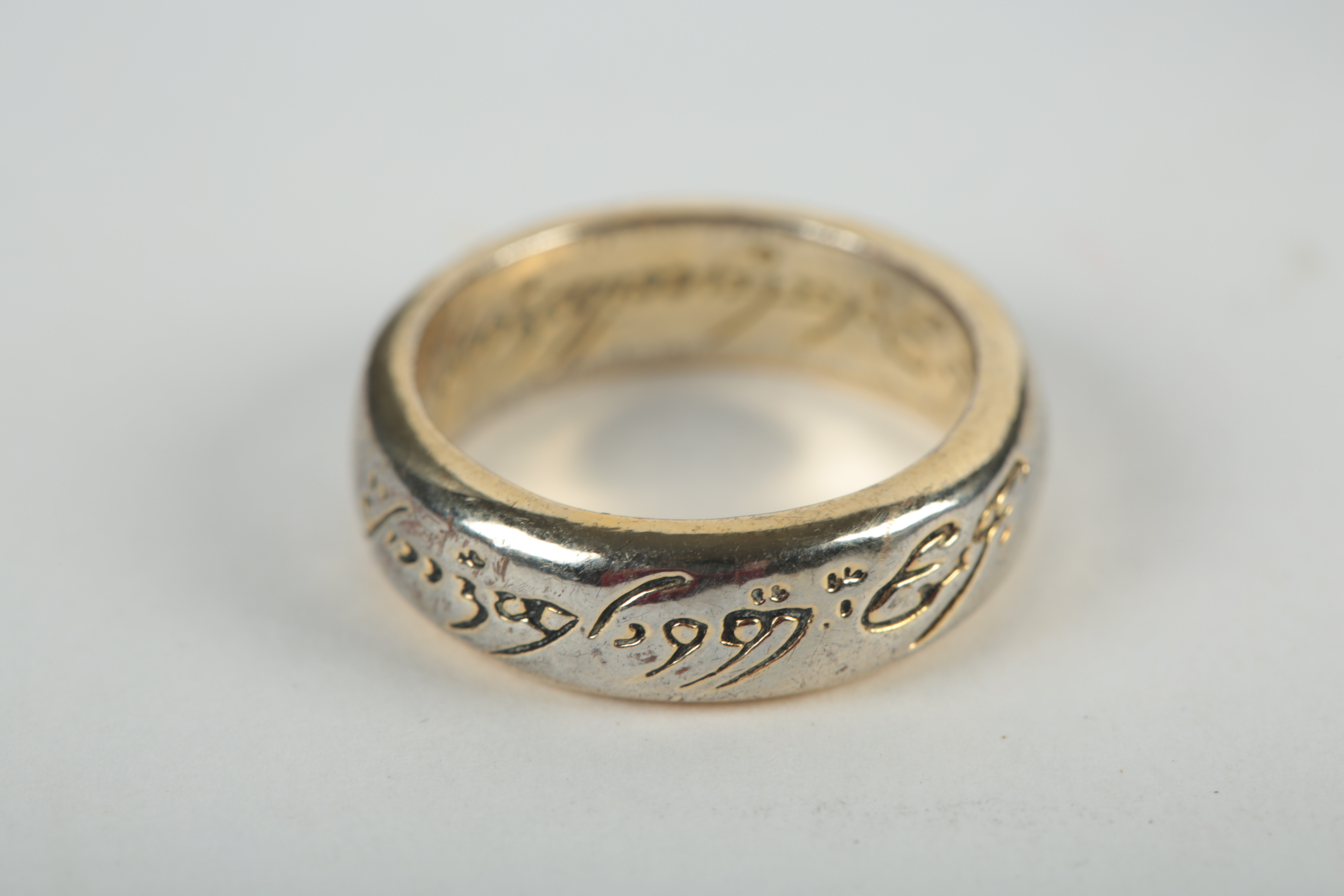 Lord of the Rings Bookends and Costume Ring Set