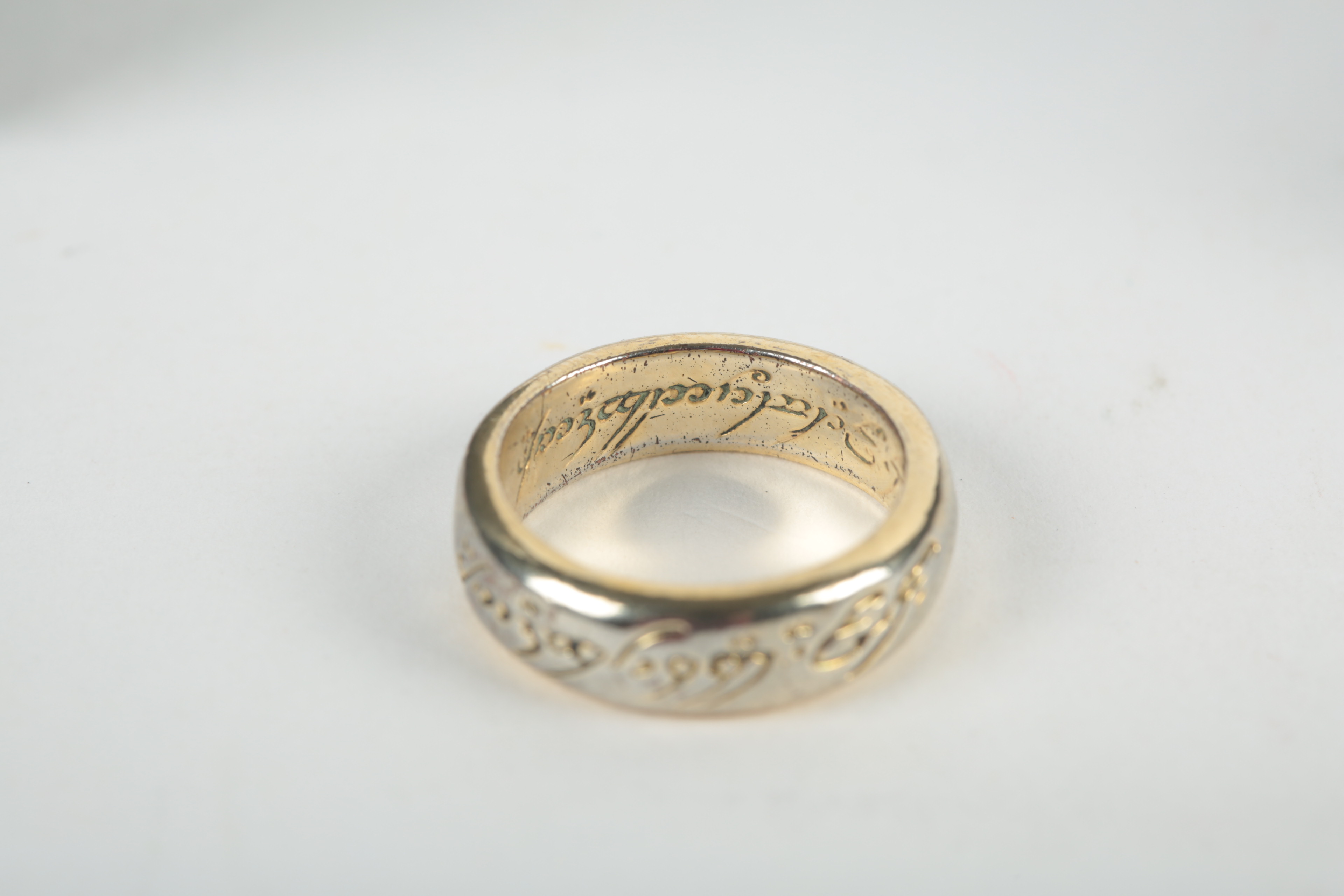 Lord of the Rings Bookends and Costume Ring Set