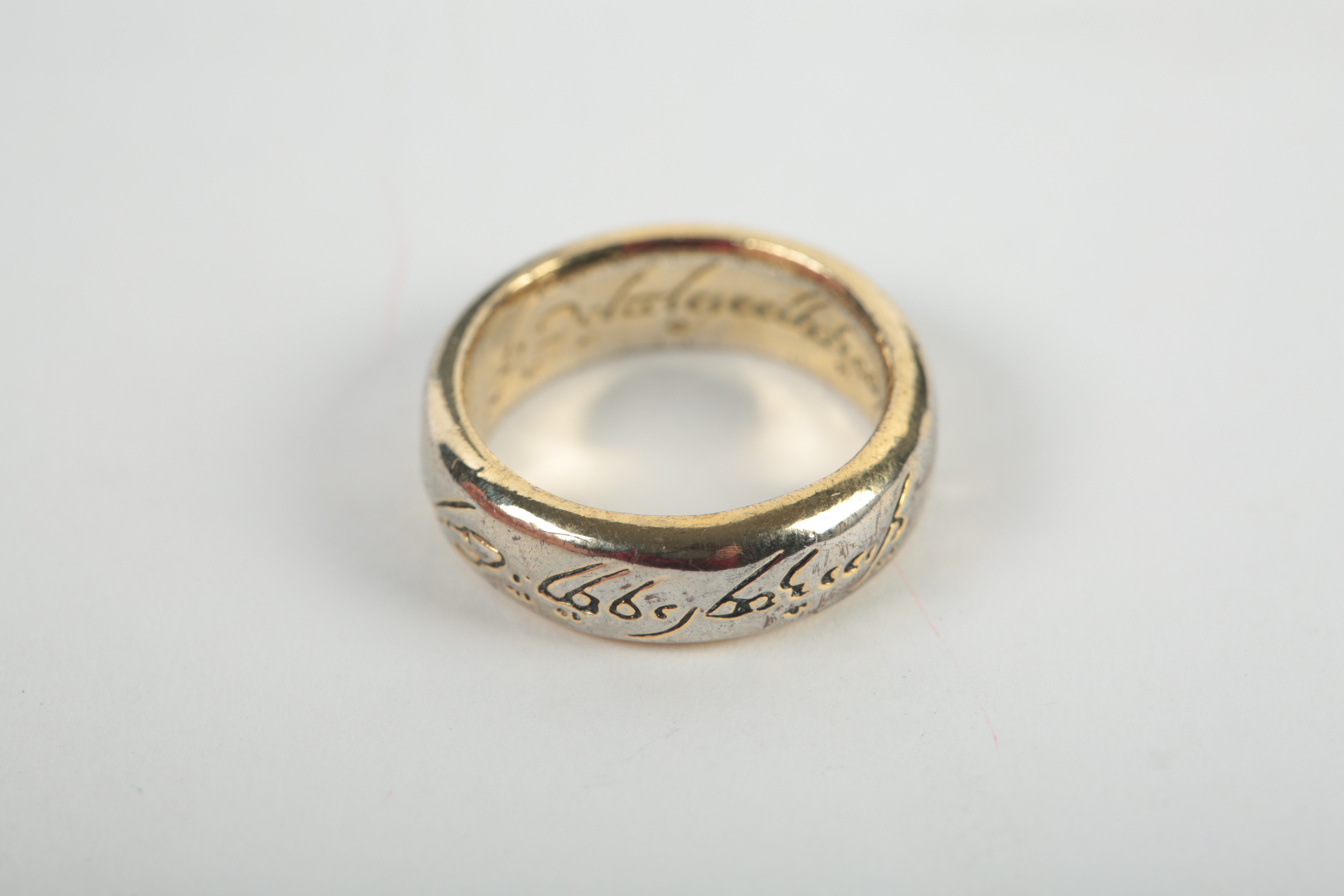 Lord of the Rings Bookends and Costume Ring Set