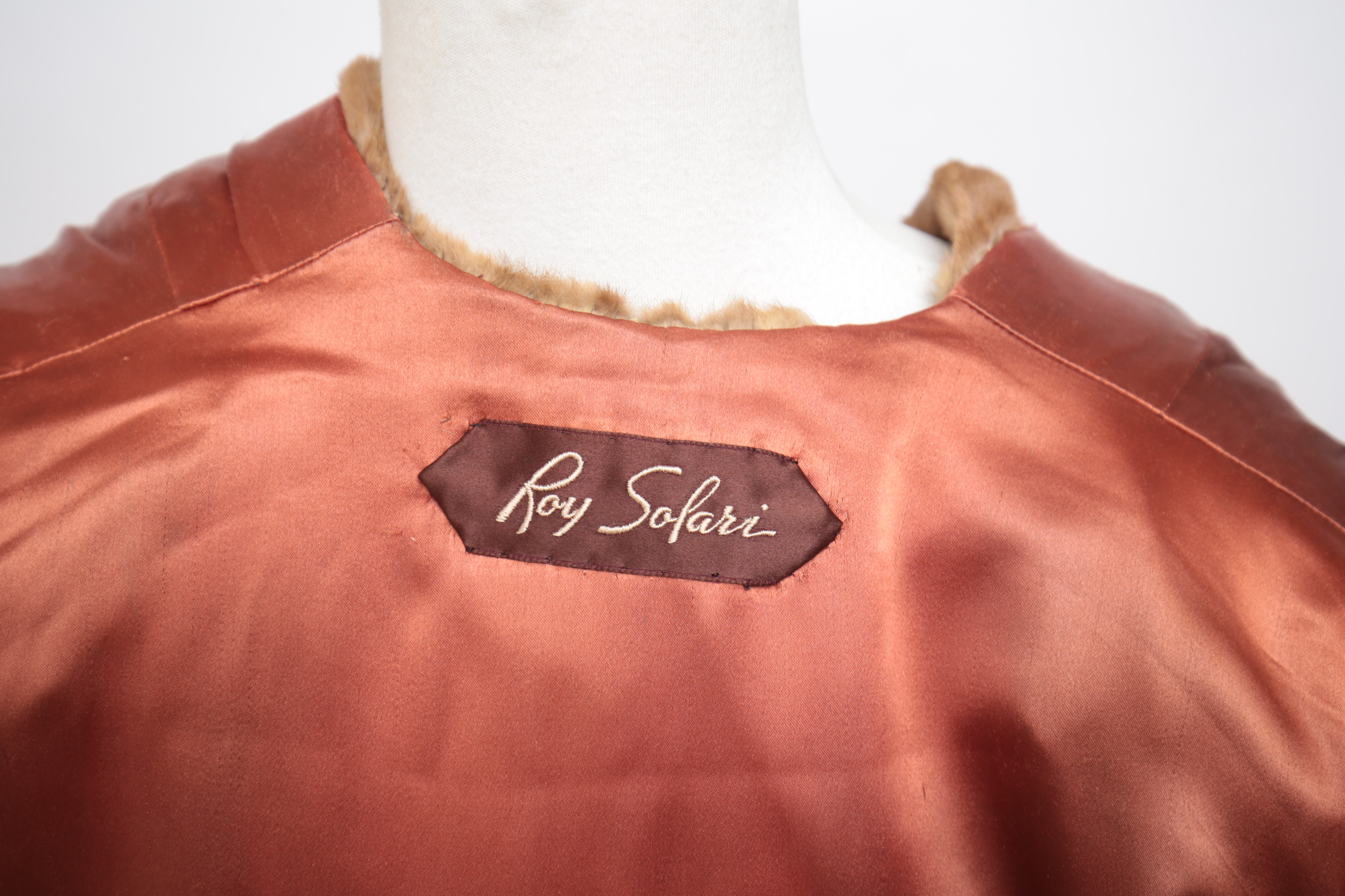 Vintage Roy Solari Mink Fur Capelet