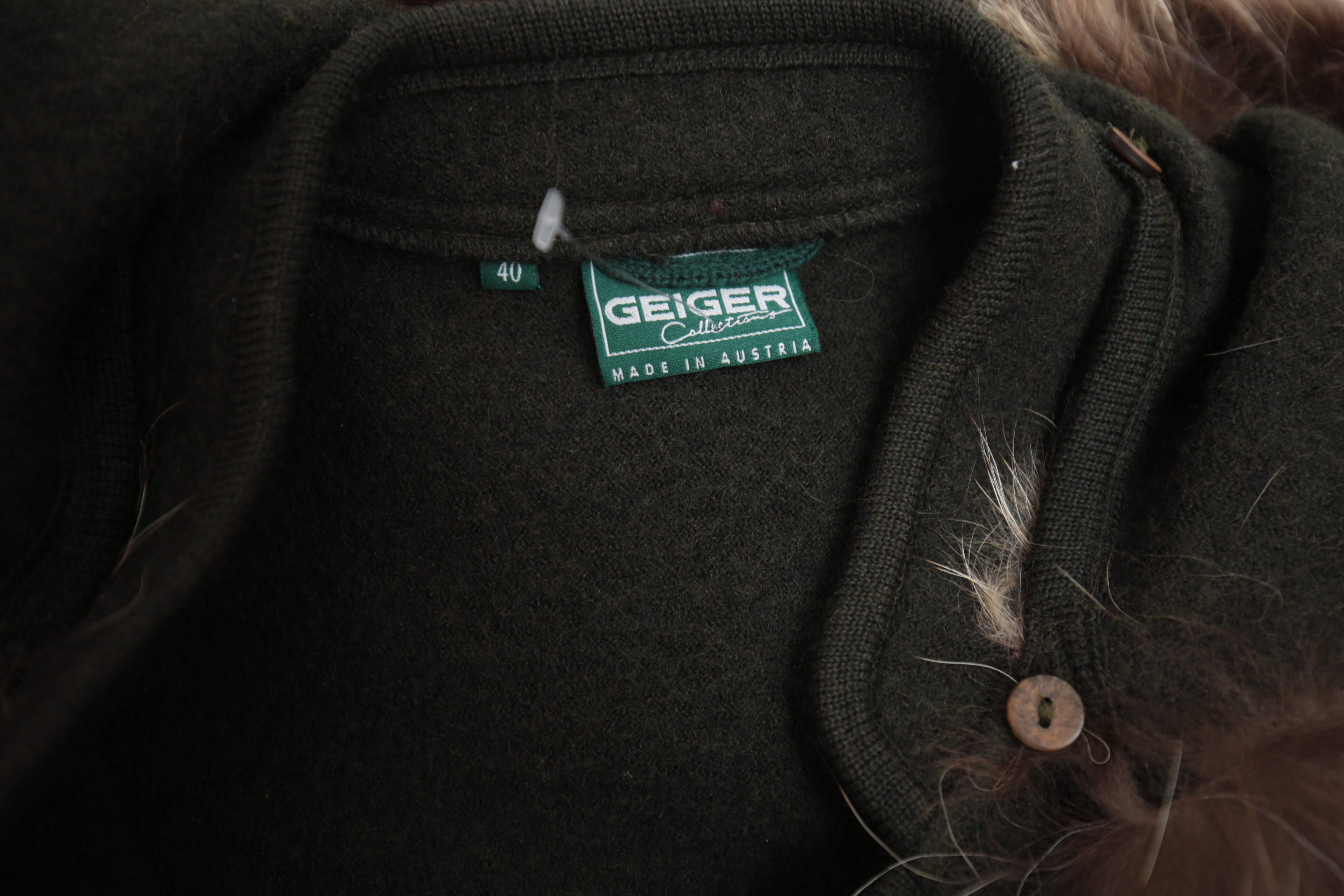 Pair of Austrian Geiger and Canadian Natural North Coats with Fur Collars