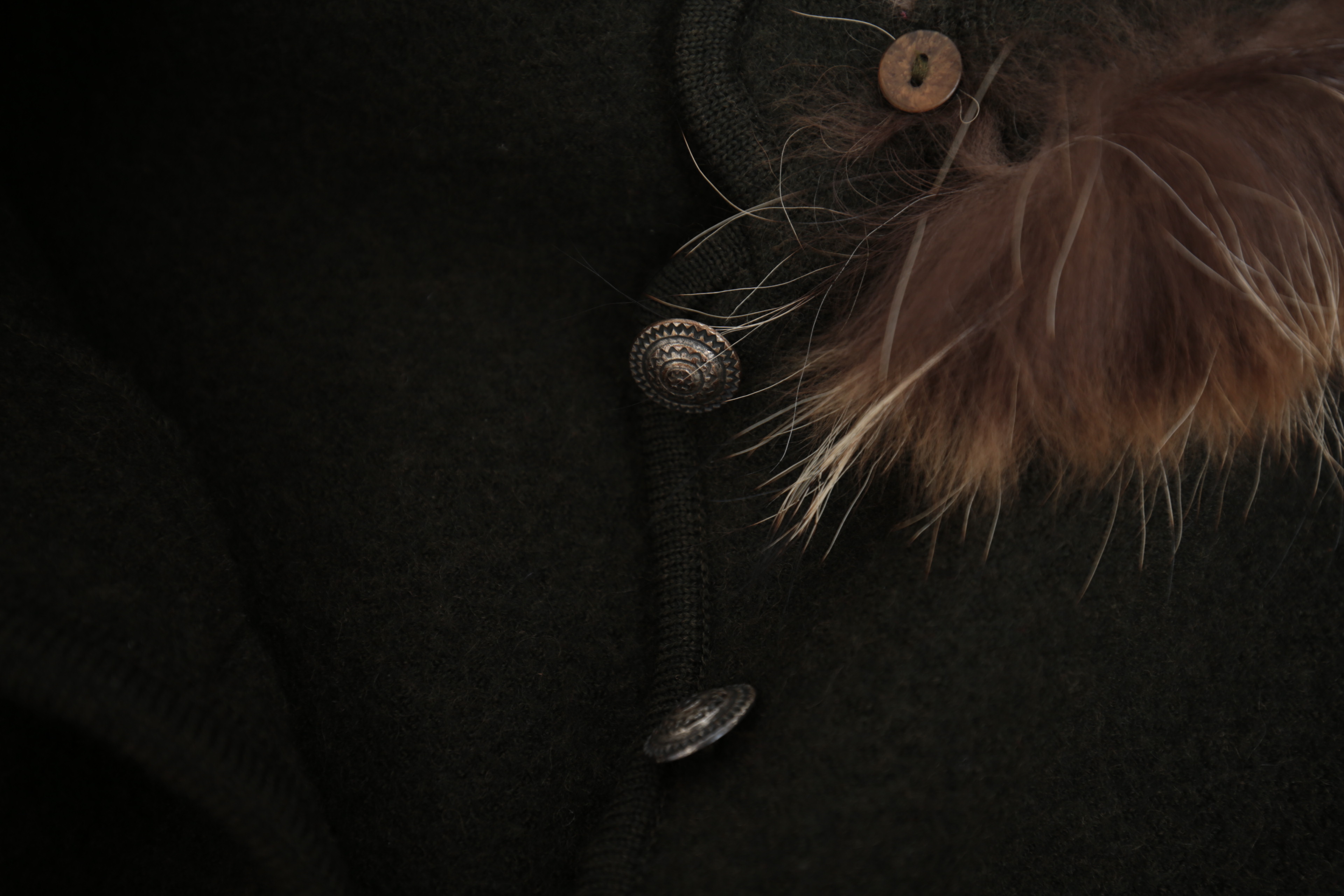 Pair of Austrian Geiger and Canadian Natural North Coats with Fur Collars