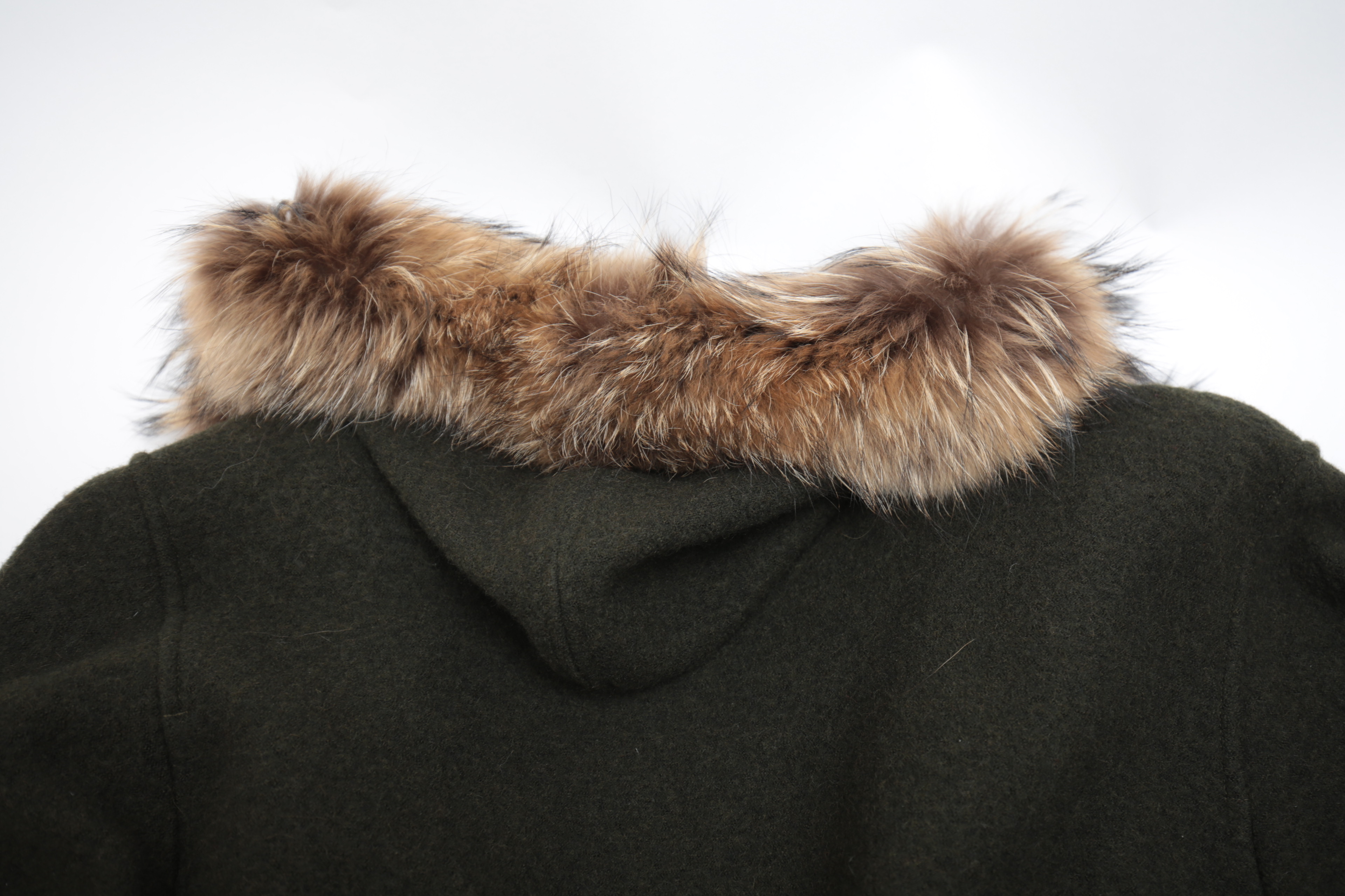 Pair of Austrian Geiger and Canadian Natural North Coats with Fur Collars
