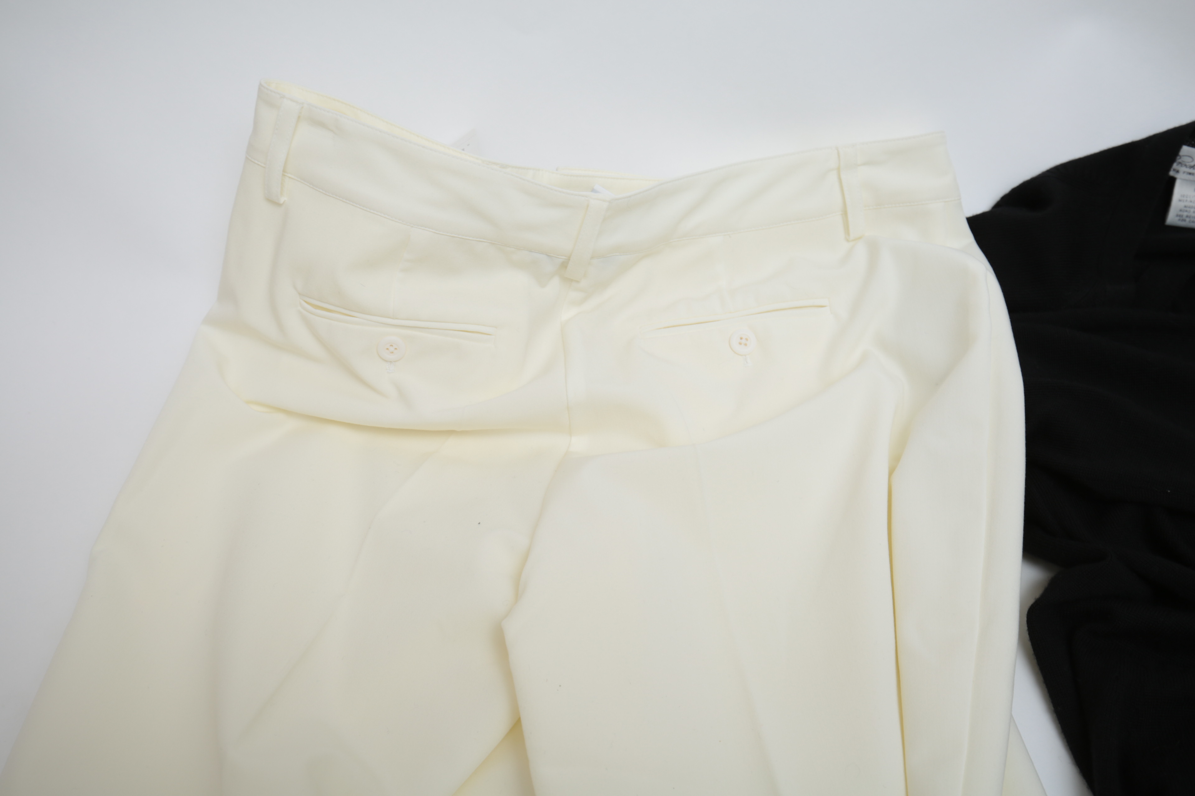 Cabi Trousers and Brooks Brothers Merino Wool Cardigan