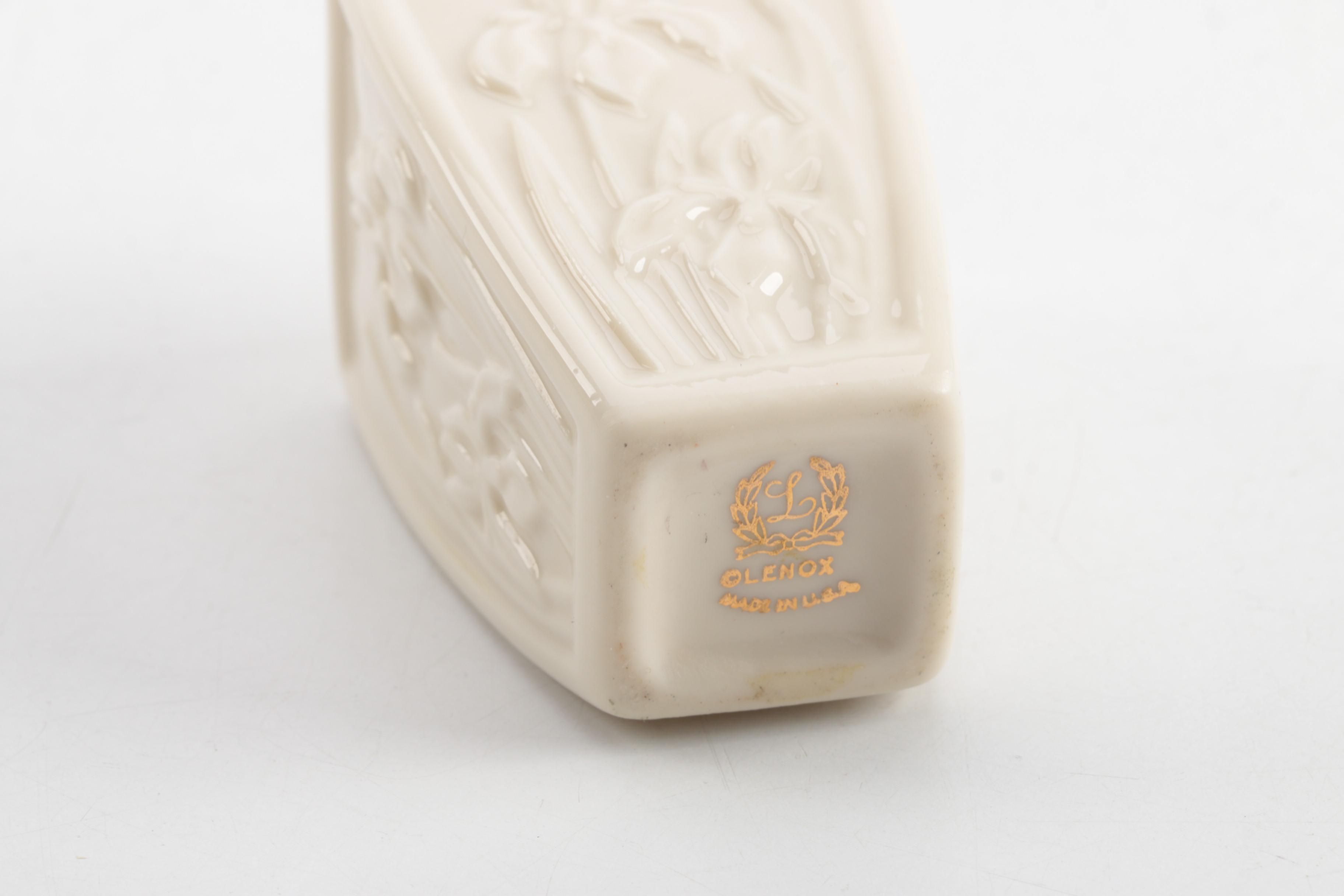 Vase by Lenox and Swan Figurine