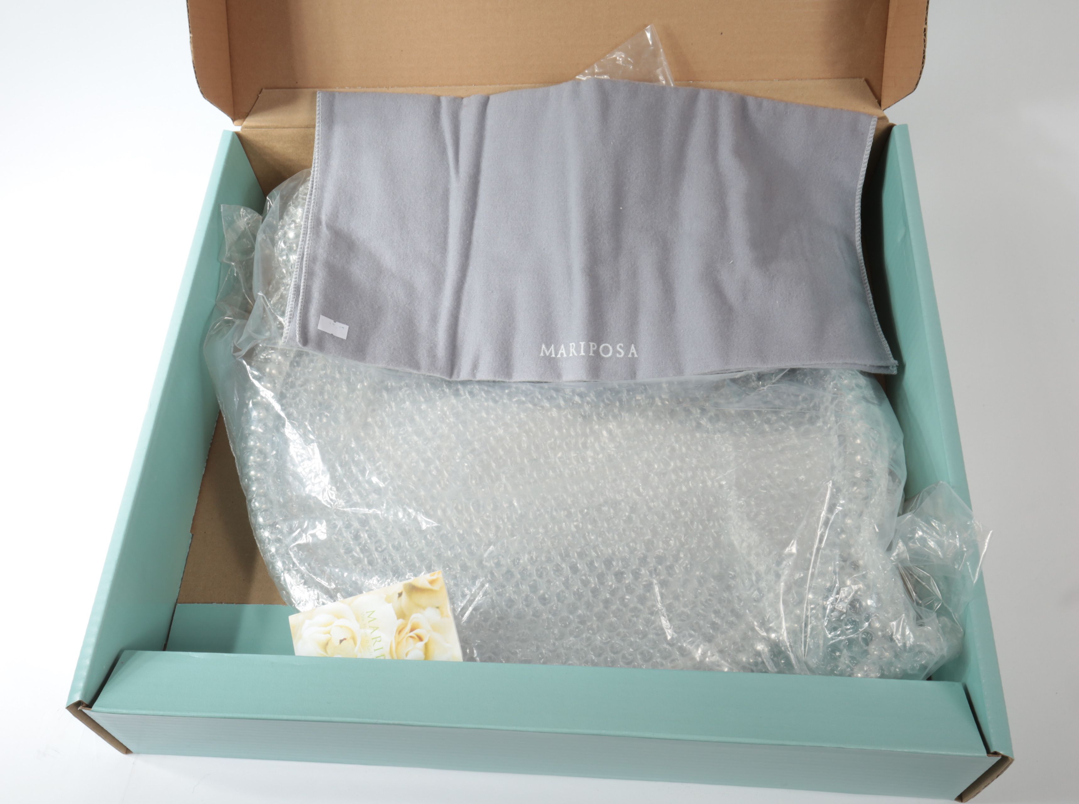 Mariposa Aluminum Round Double Handled Serving Tray