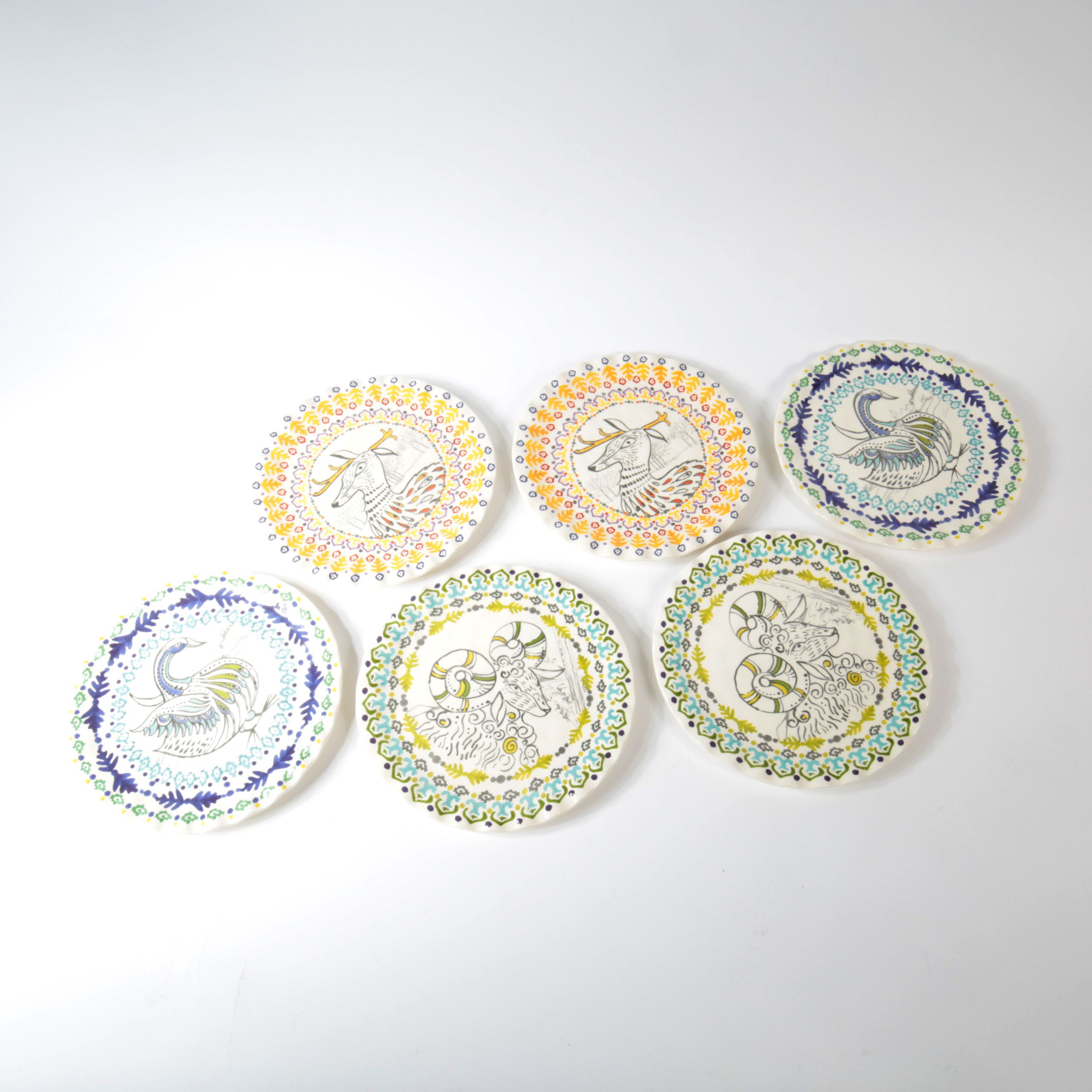 Tula Earthenware Dessert Plates