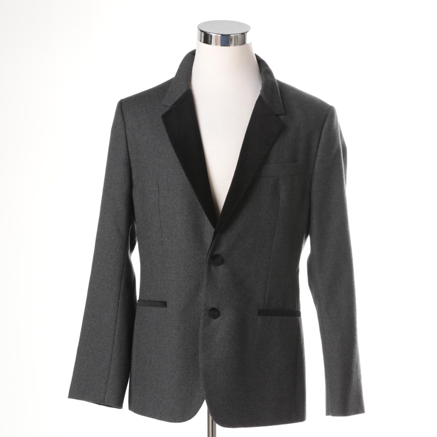 Men's Dolce & Gabbana Grey Tuxedo Jacket