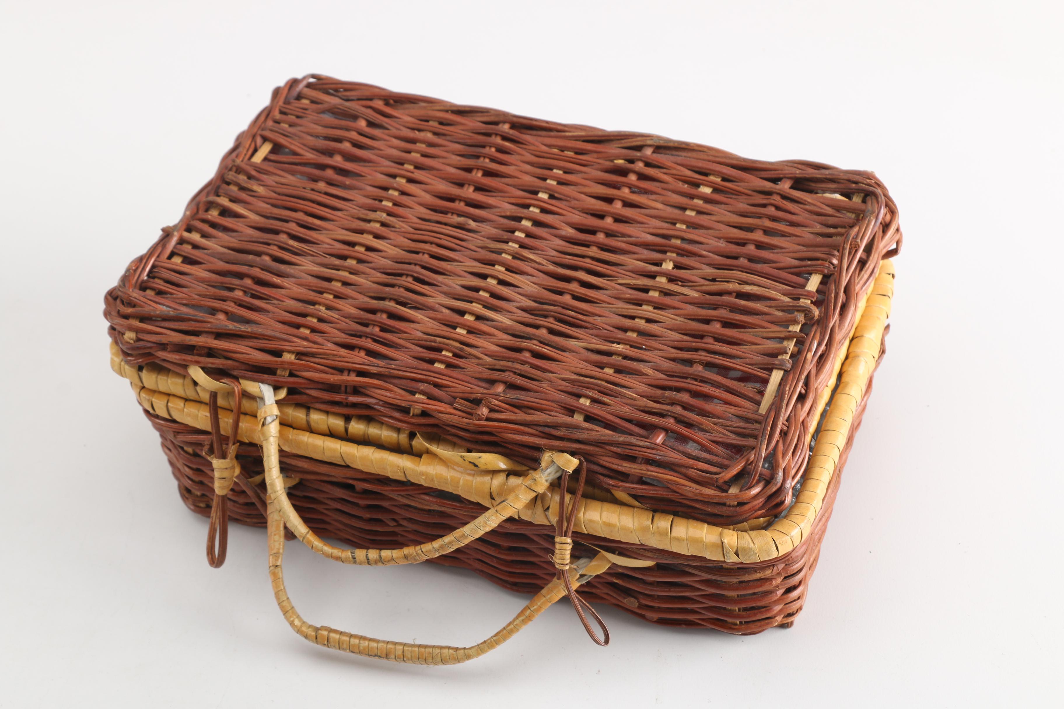 Vintage Cabbage Patch Kid and Doll Carriage with Picnic Basket