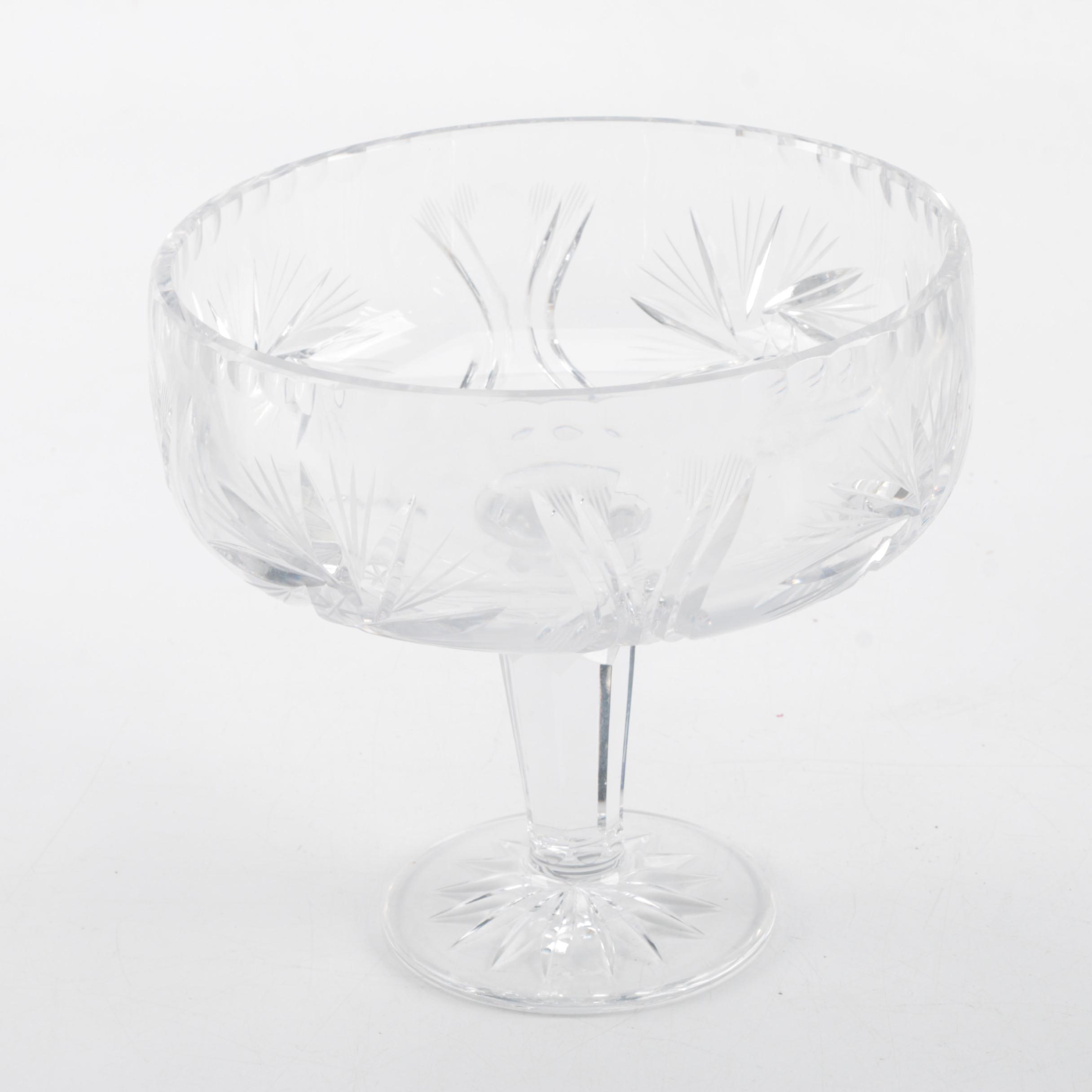 Vintage Crystal and Glass Tableware and Decor including Arcoroc