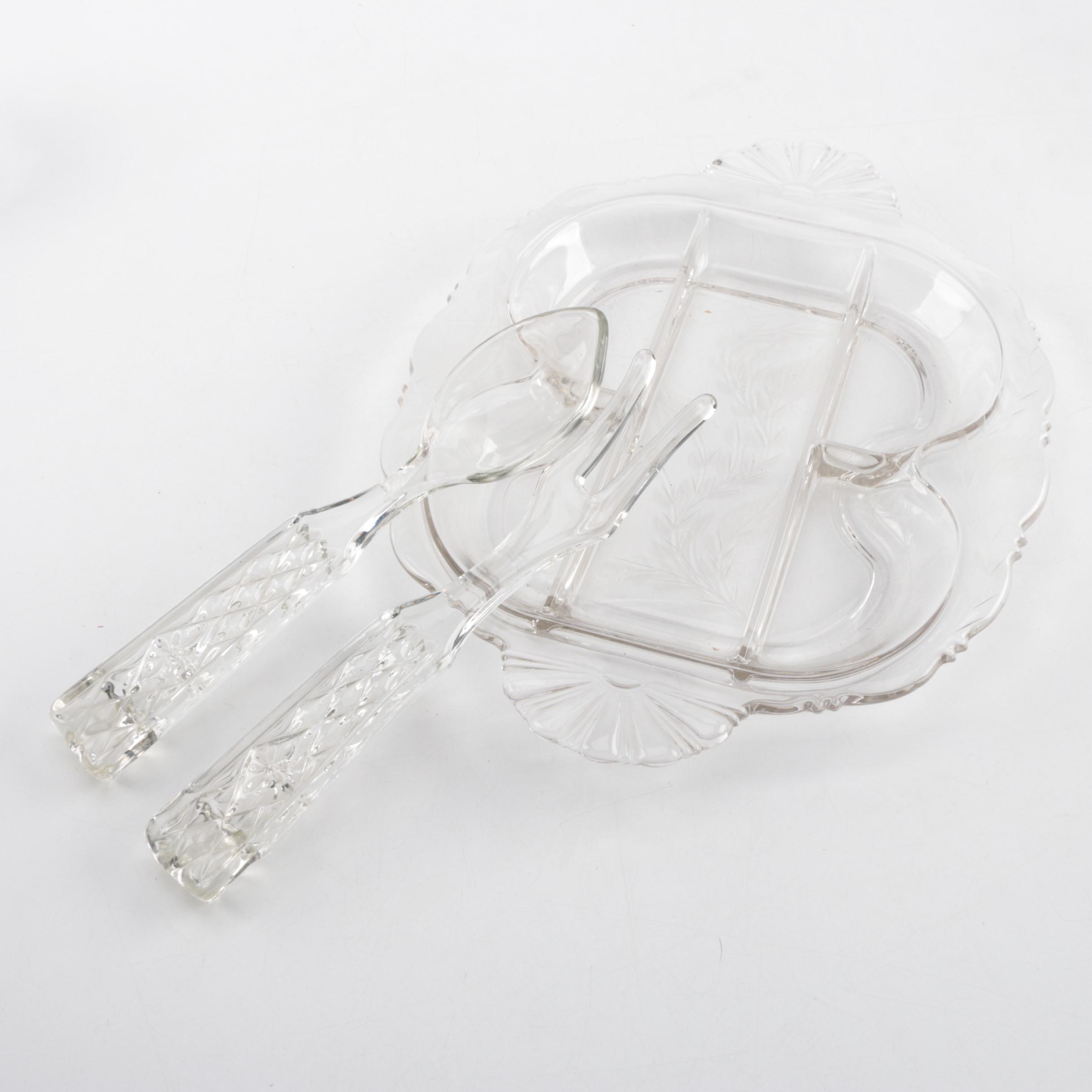 Vintage Crystal and Glass Tableware and Decor including Arcoroc