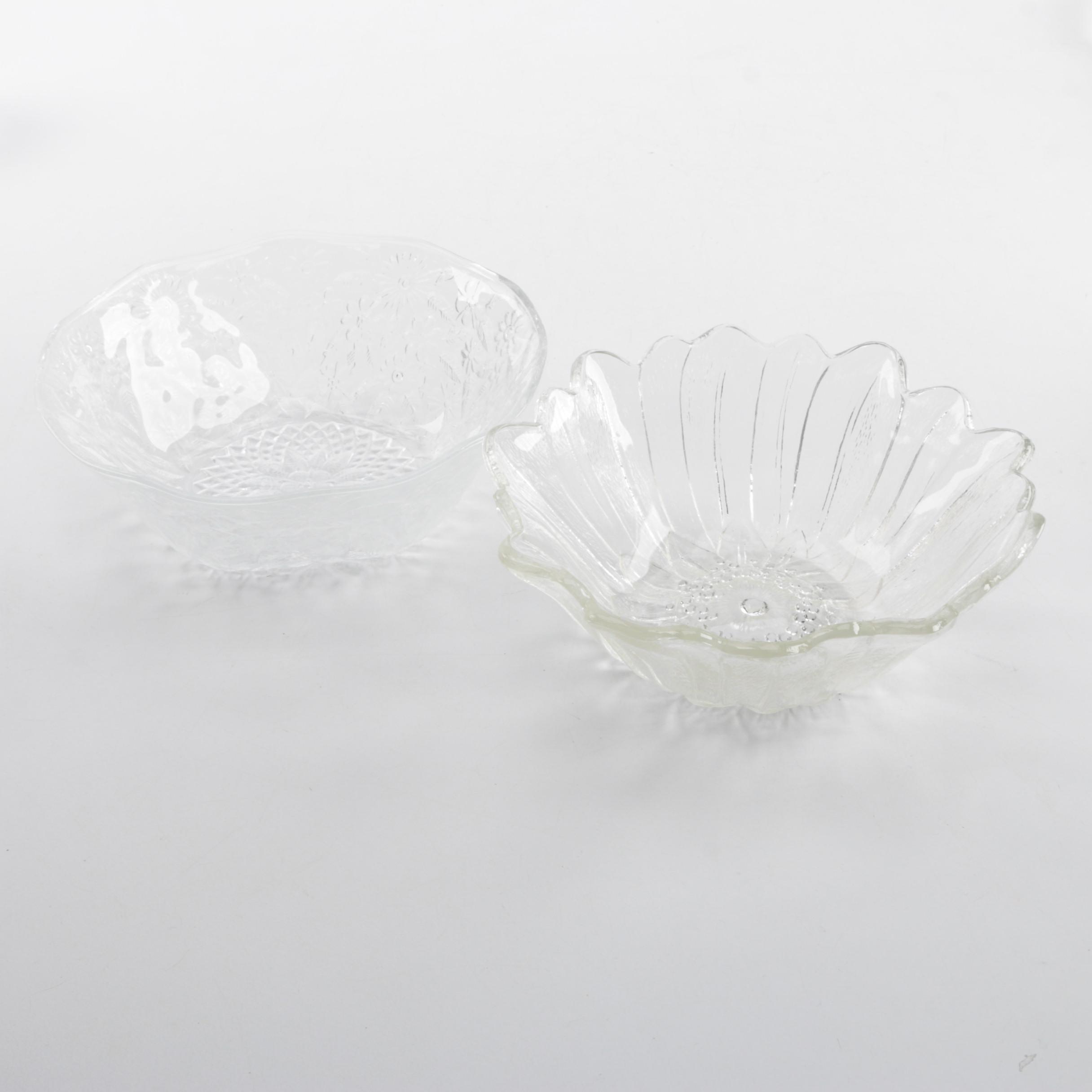 Vintage Crystal and Glass Tableware and Decor including Arcoroc