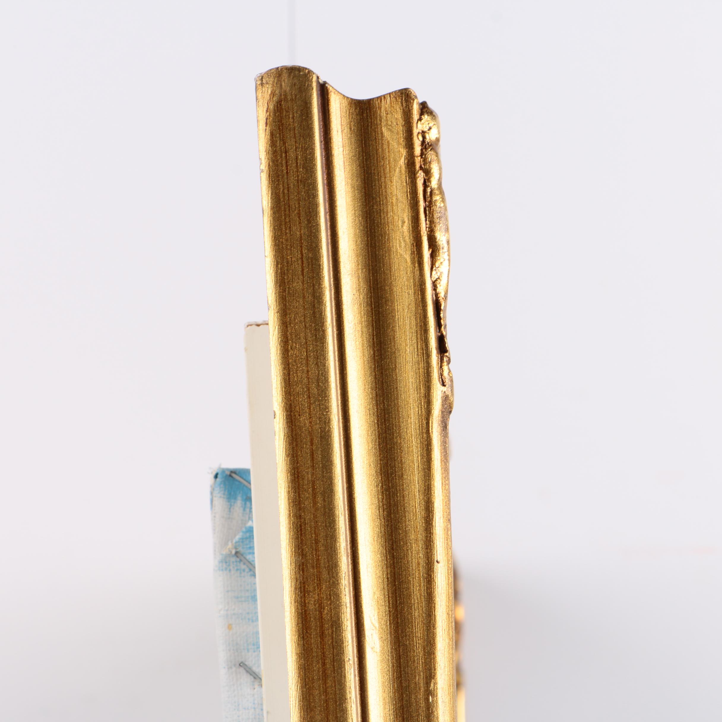 K. Harrison Oil Painting on Canvas of Beach