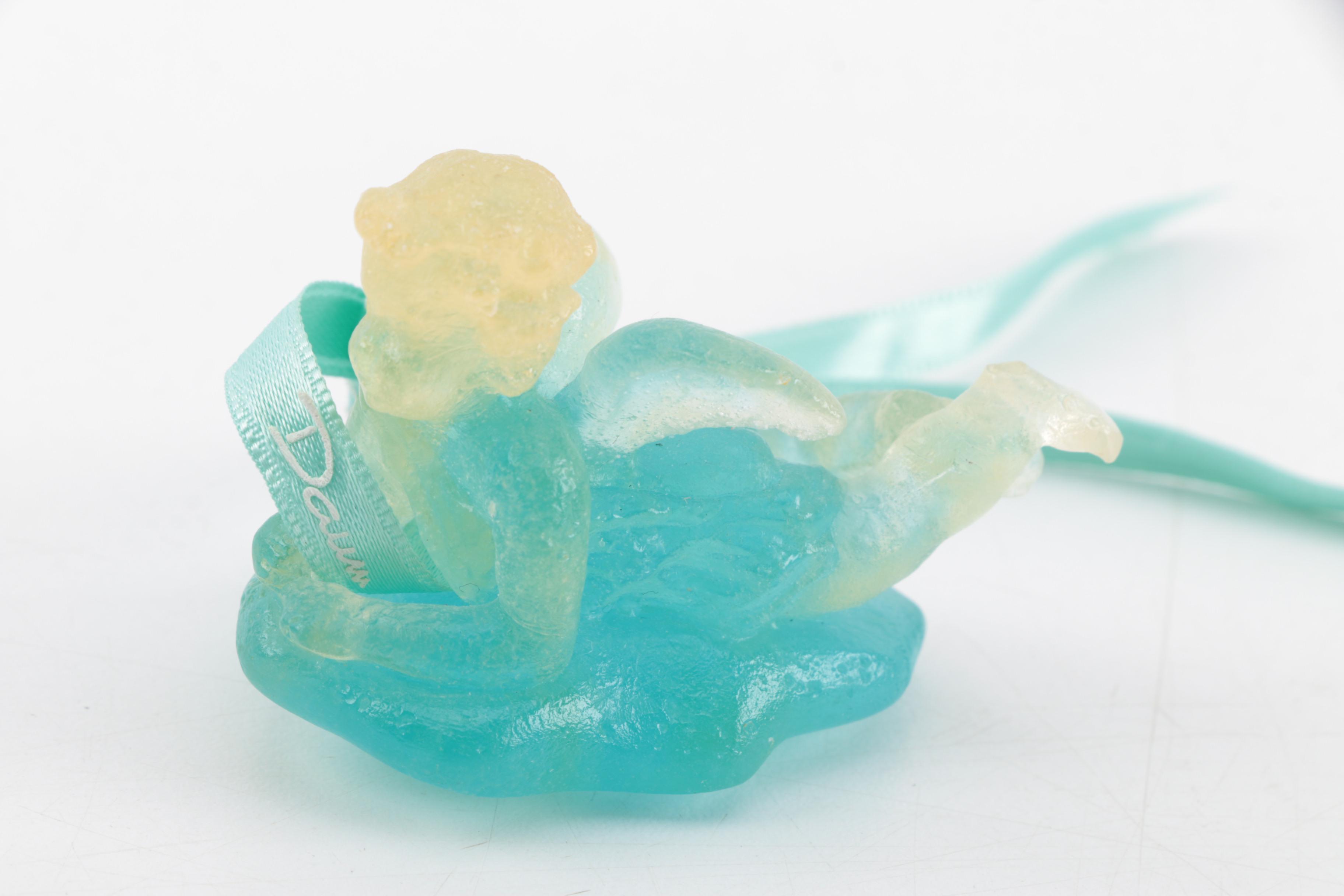 Daum Blue Art Glass Figurines