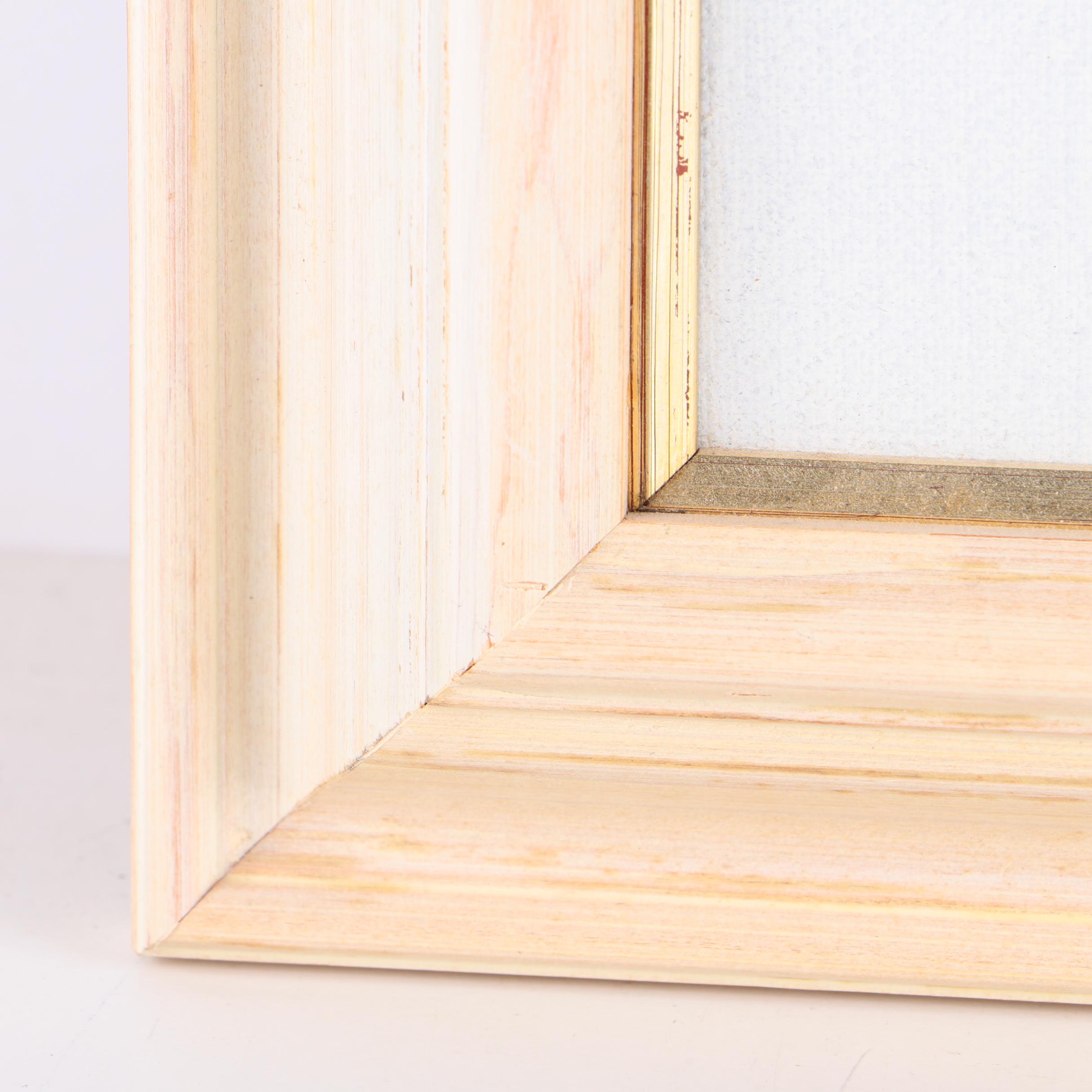 A. Simpson Oil Painting of Harbor Scene