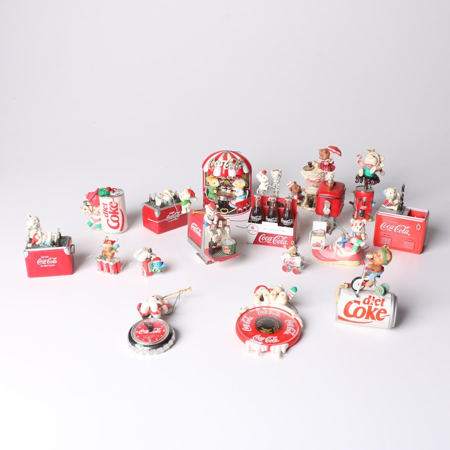 Coca Cola Theme Christmas Tree Ornaments