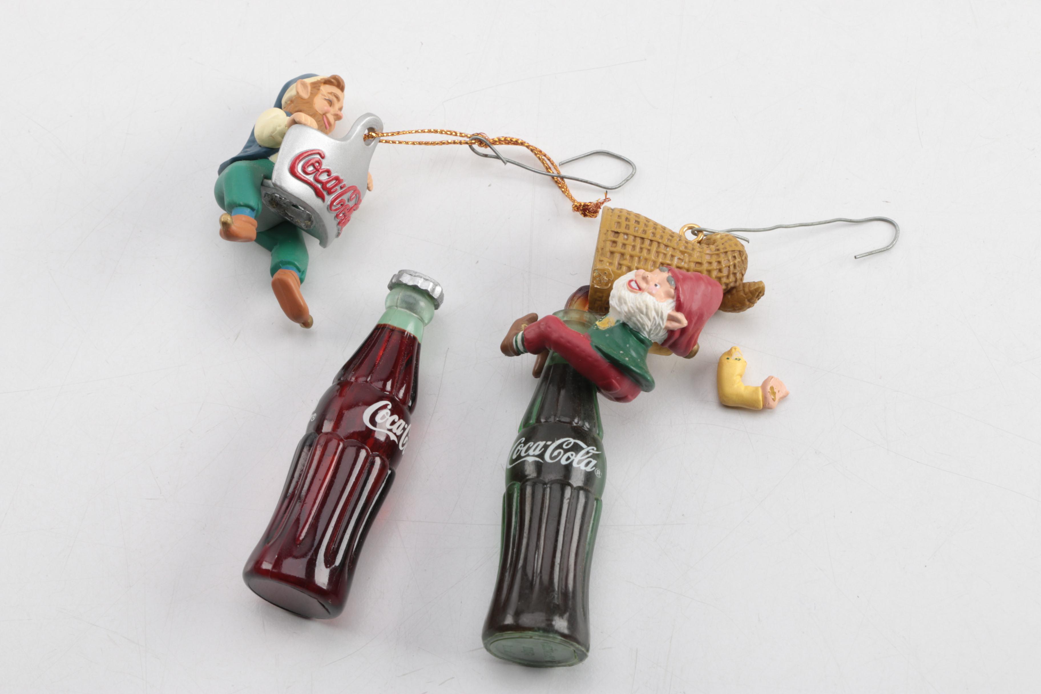 Elf and Coca Cola Theme Christmas Tree Ornaments