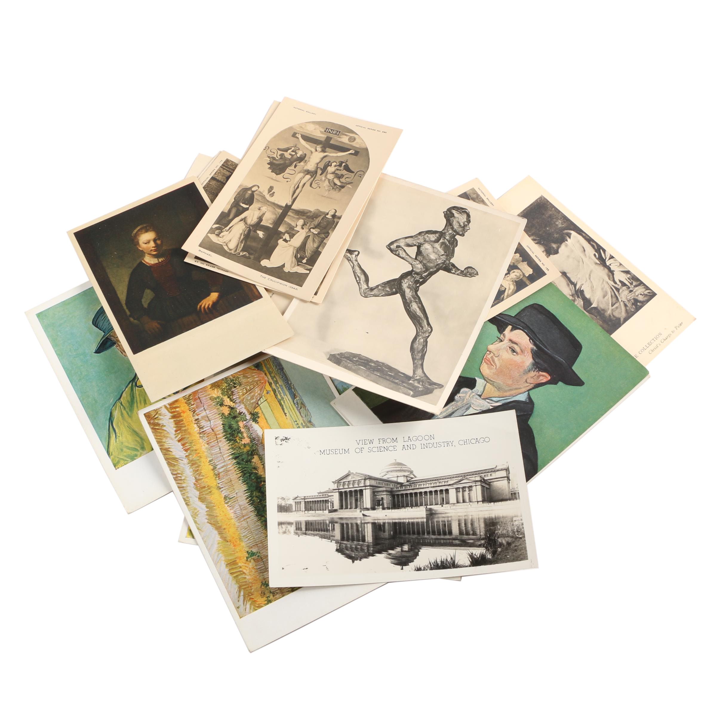 Vintage National Gallery Postcards