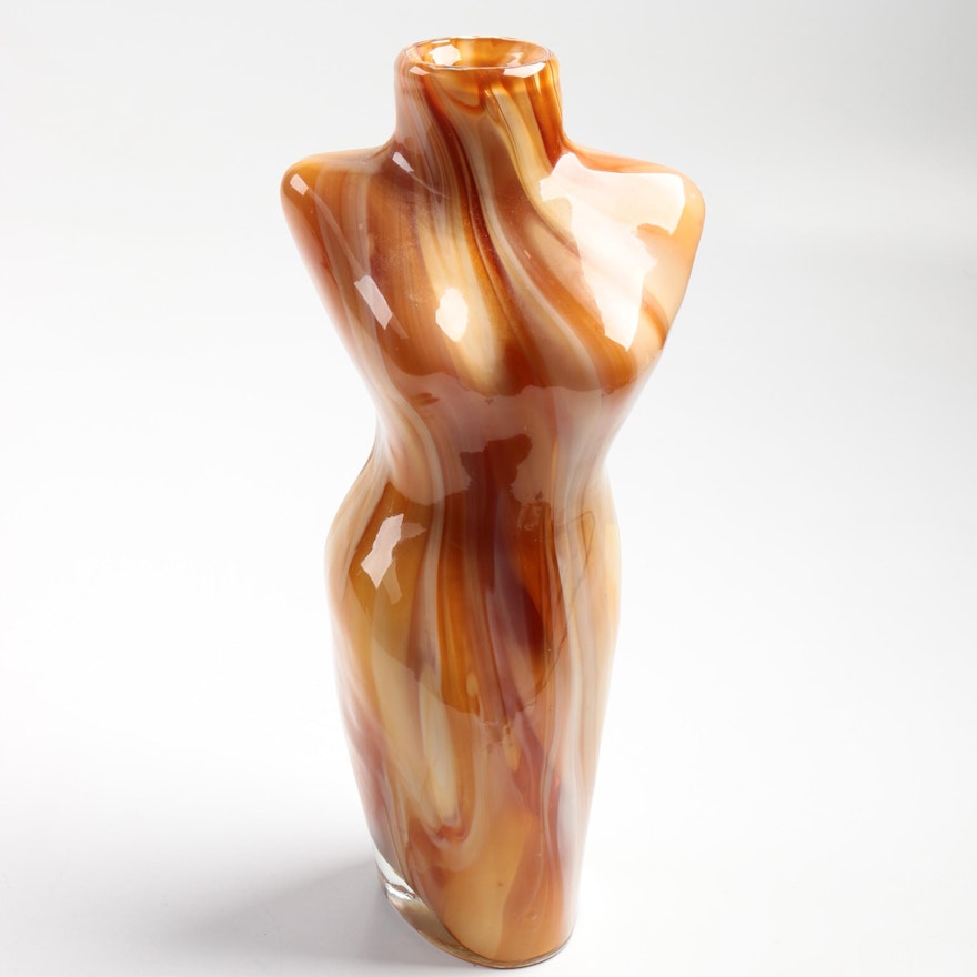 Agate Glass Vase