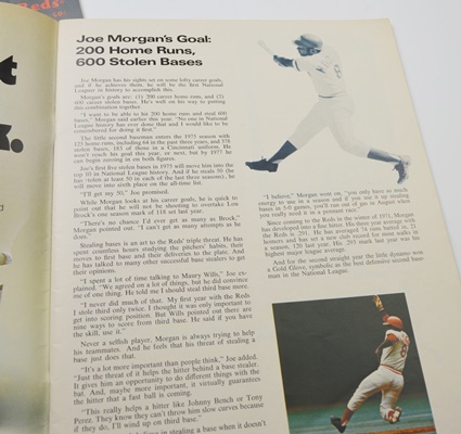 1975, 1976 Cincinnati Reds Scorebooks