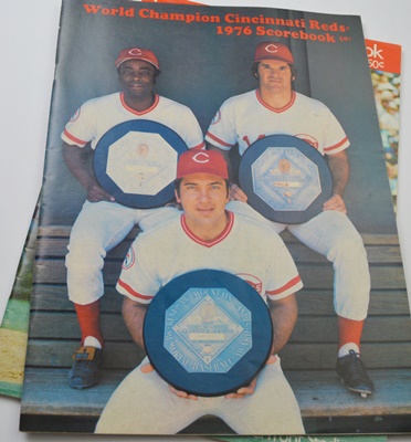 1975, 1976 Cincinnati Reds Scorebooks