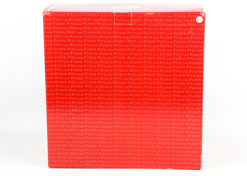 Fitz and Floyd "Christmas Lodge" Cake Stand