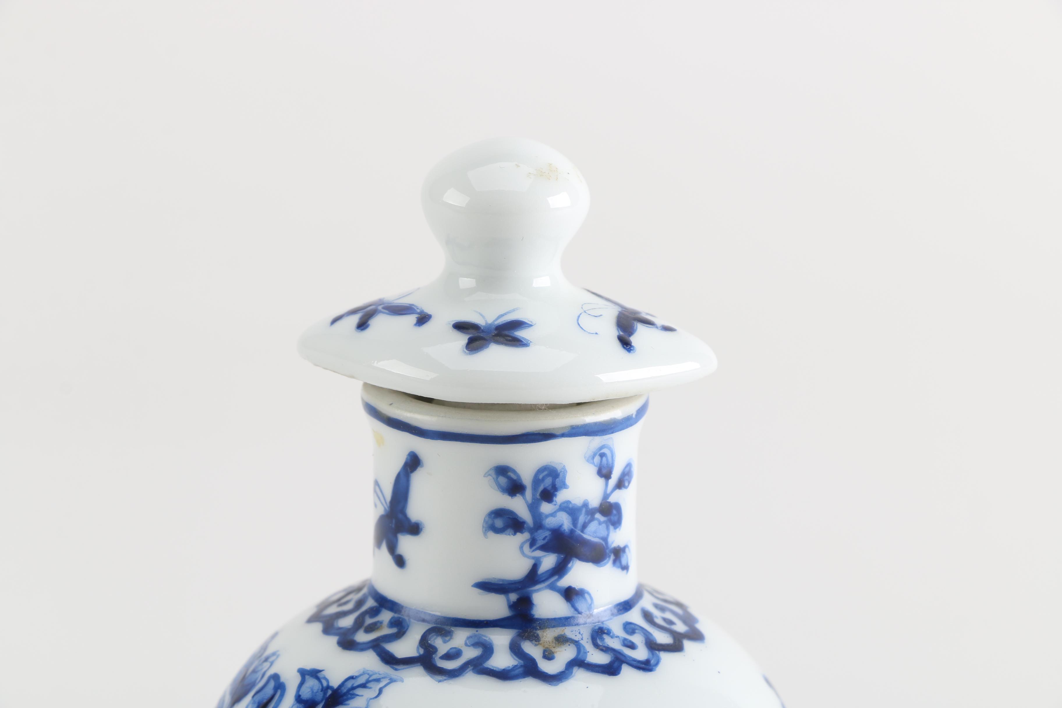 Chinese Ceramic Jar with Screw Top Lid